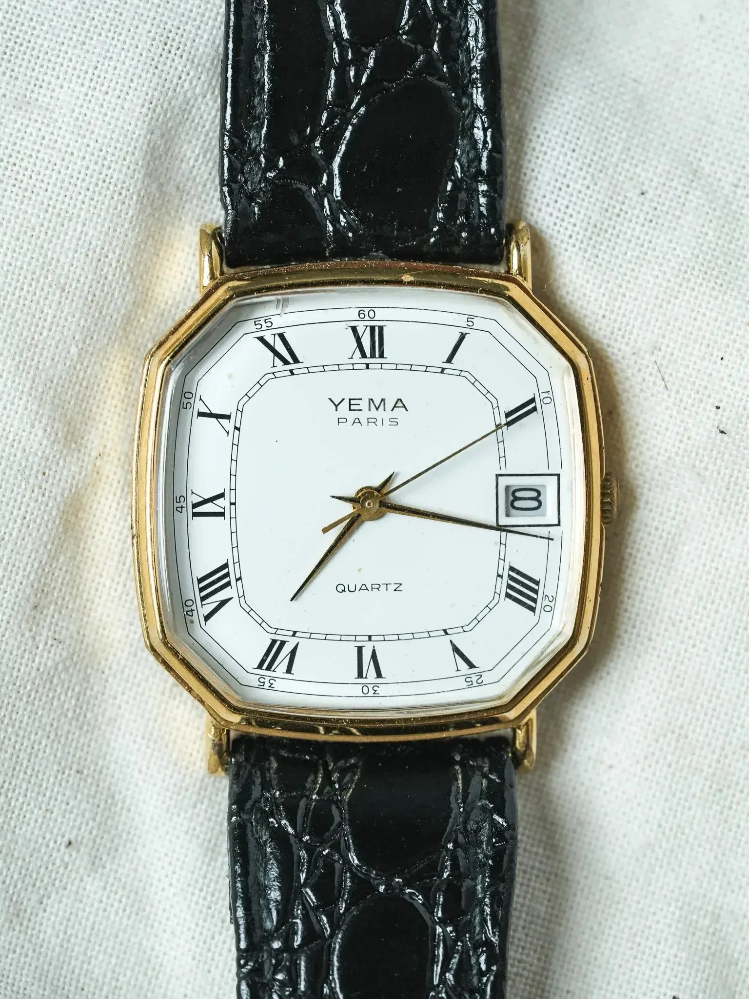 YEMA PARIS スクエア型 手巻き時計 Yema Paris Tank XL Vintage 1990s Watch | Atelier Victor