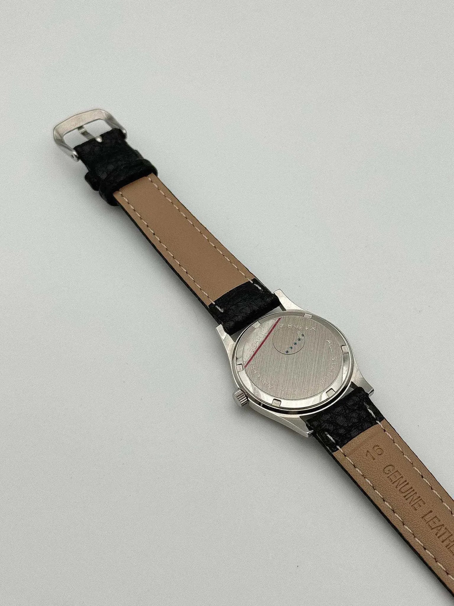 Yema - Petite montre habillée cadran blanc acier - 1990s - Atelier Victor - Vintage Shop