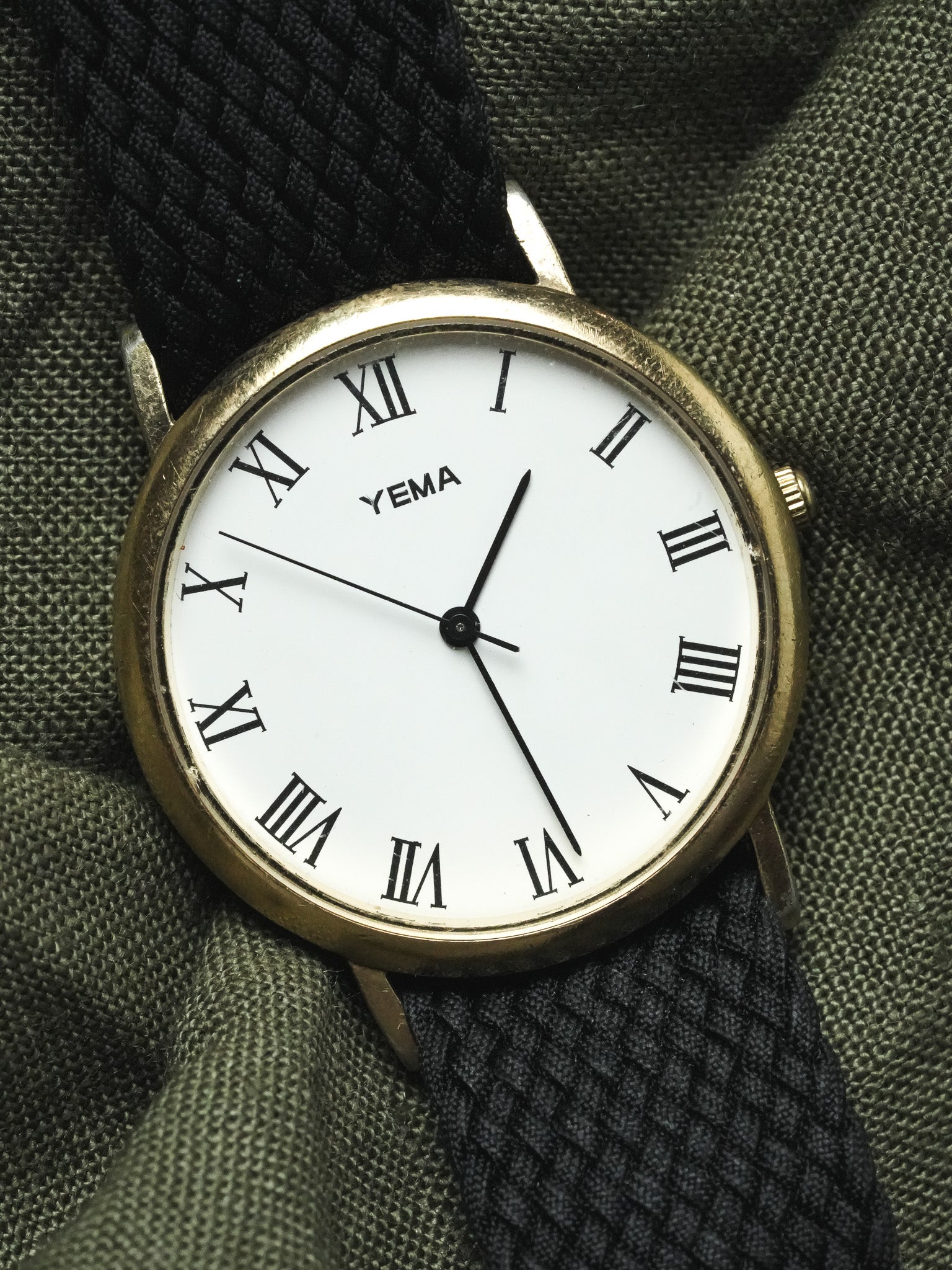 Yema - Plaqué or romain - 1990s - Atelier Victor - Vintage Watch Shop
