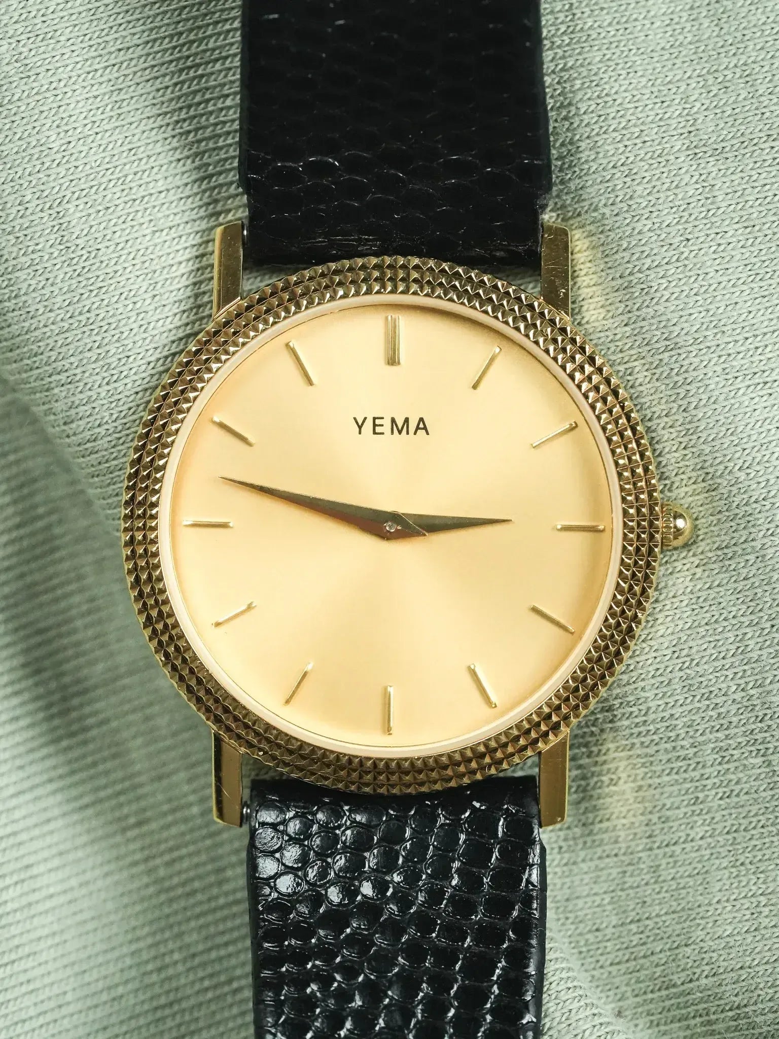 Yema - Rotonda Oro Guilloché Tutta originale - 1990s