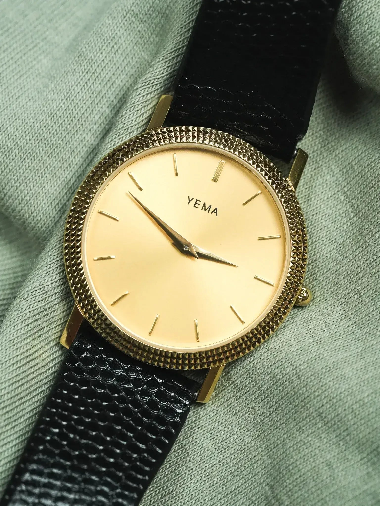 Yema - Rotonda Oro Guilloché Tutta originale - 1990s