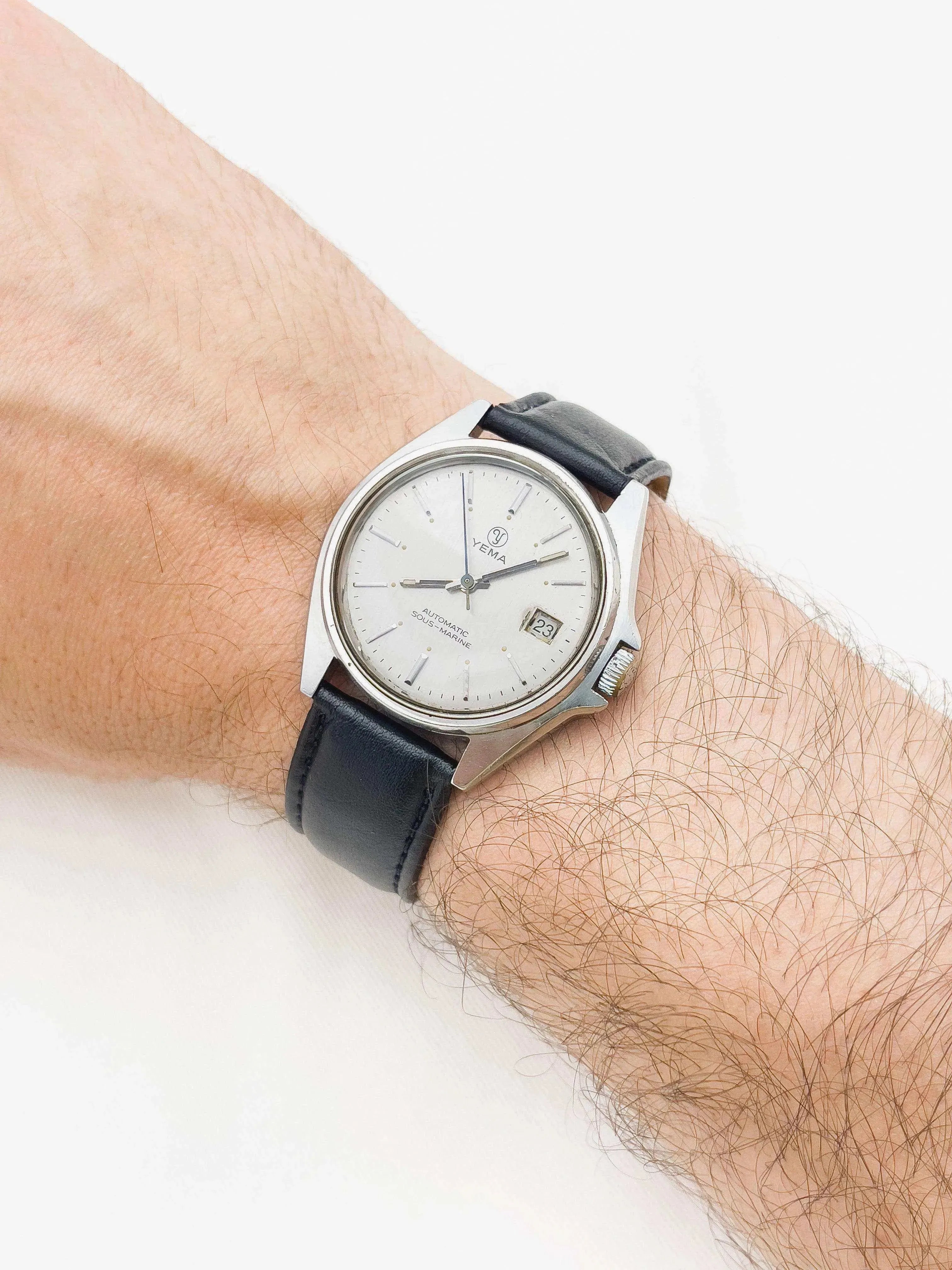 Yema - Sous-Marine Acier Date Noir - 1980s - Atelier Victor