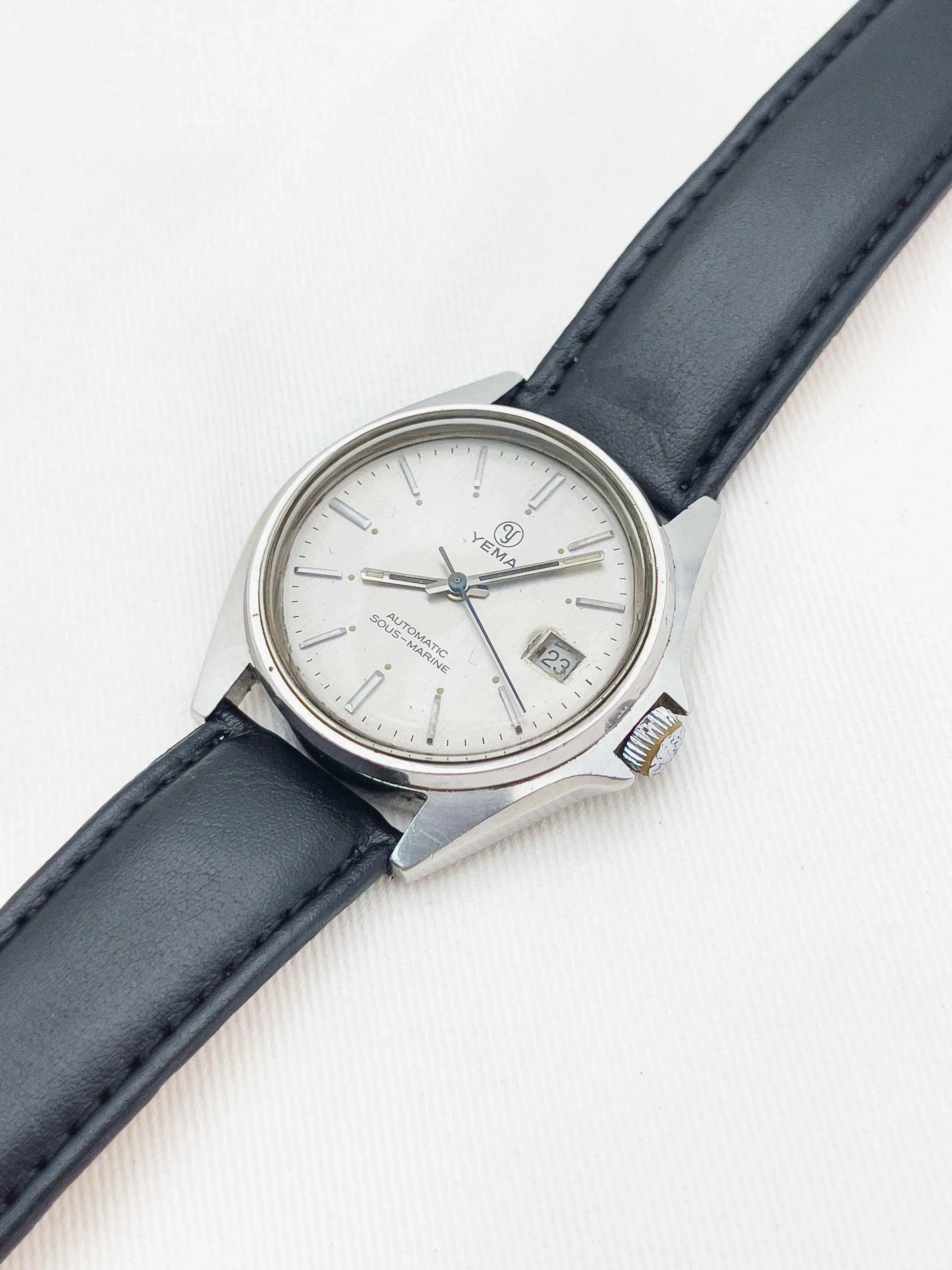 Yema - Sous-Marine Acier Date Noir - 1980s - Atelier Victor