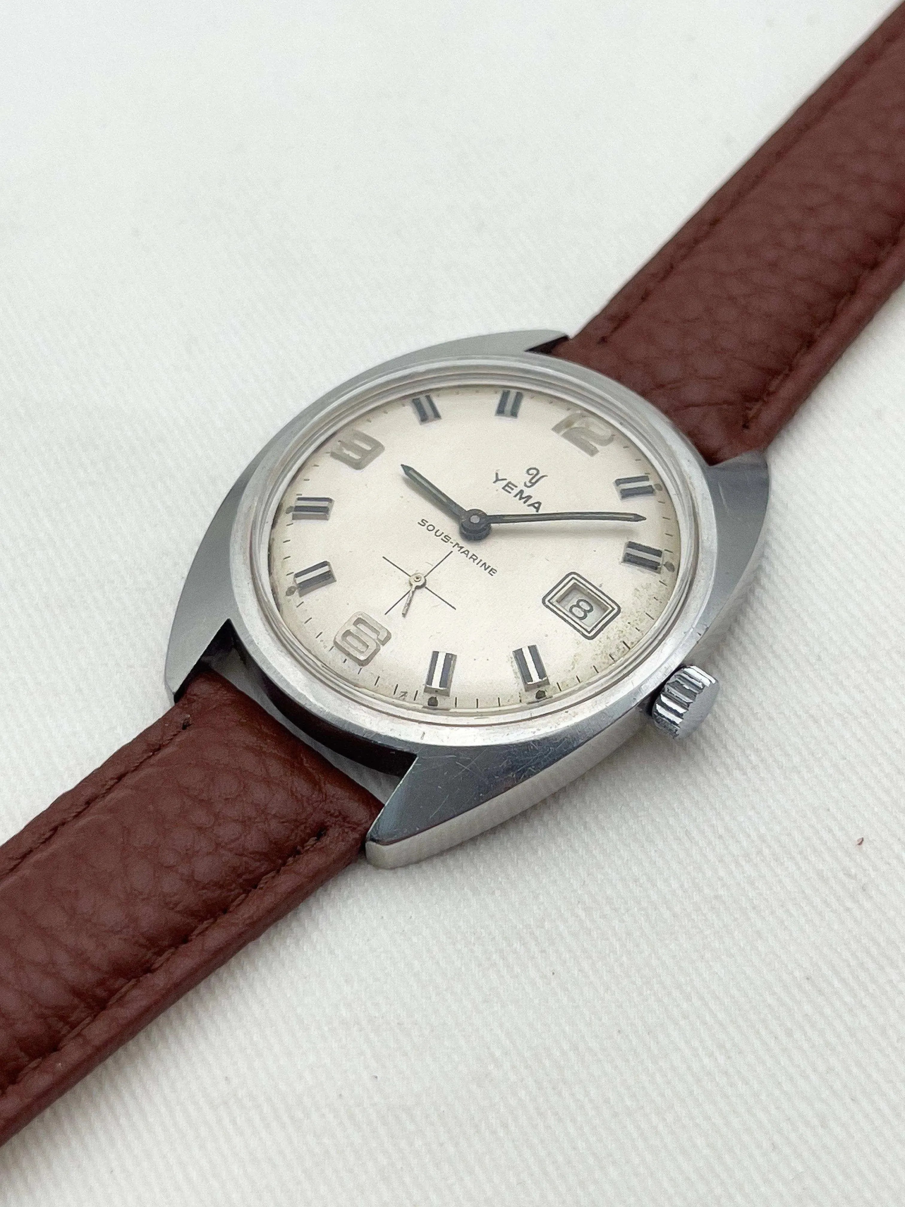 Yema - Sous-Marine Acier patiné petite-seconde - 1960s - Atelier Victor