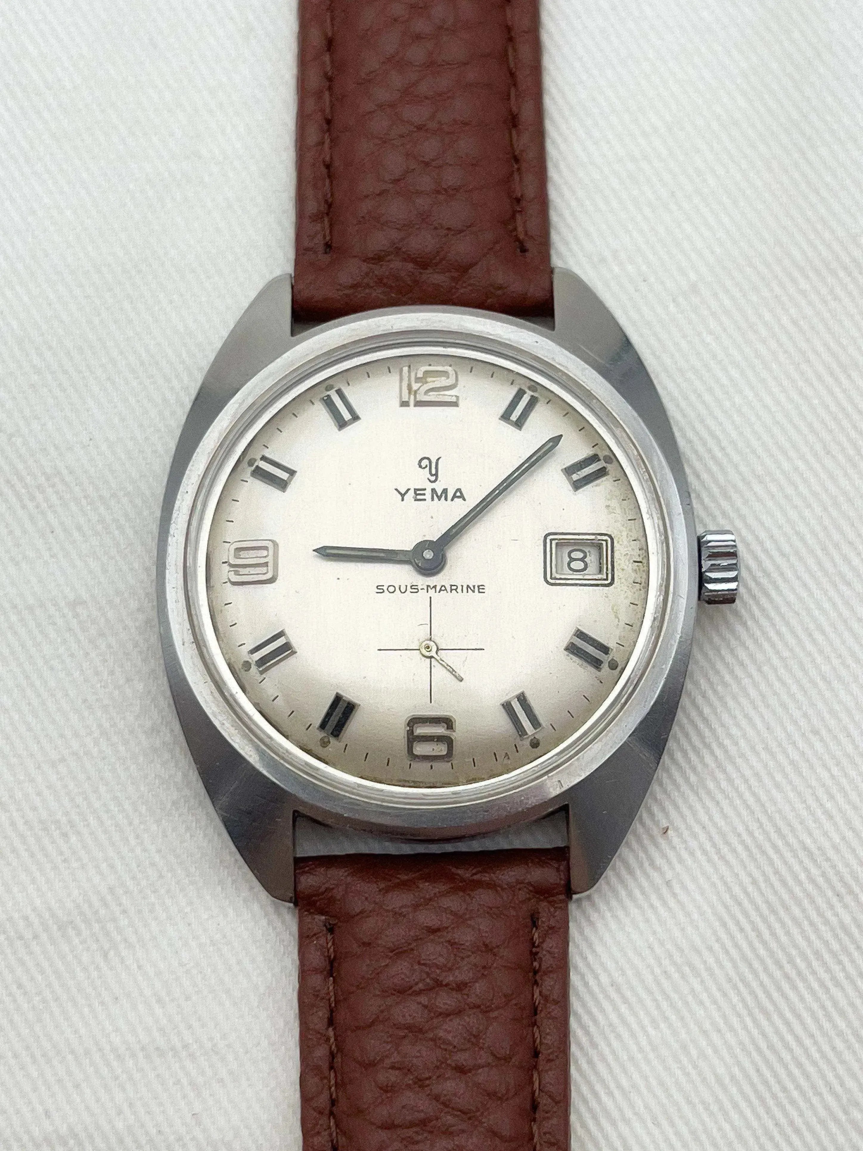 Yema - Sous-Marine Acier patiné petite-seconde - 1960s - Atelier Victor