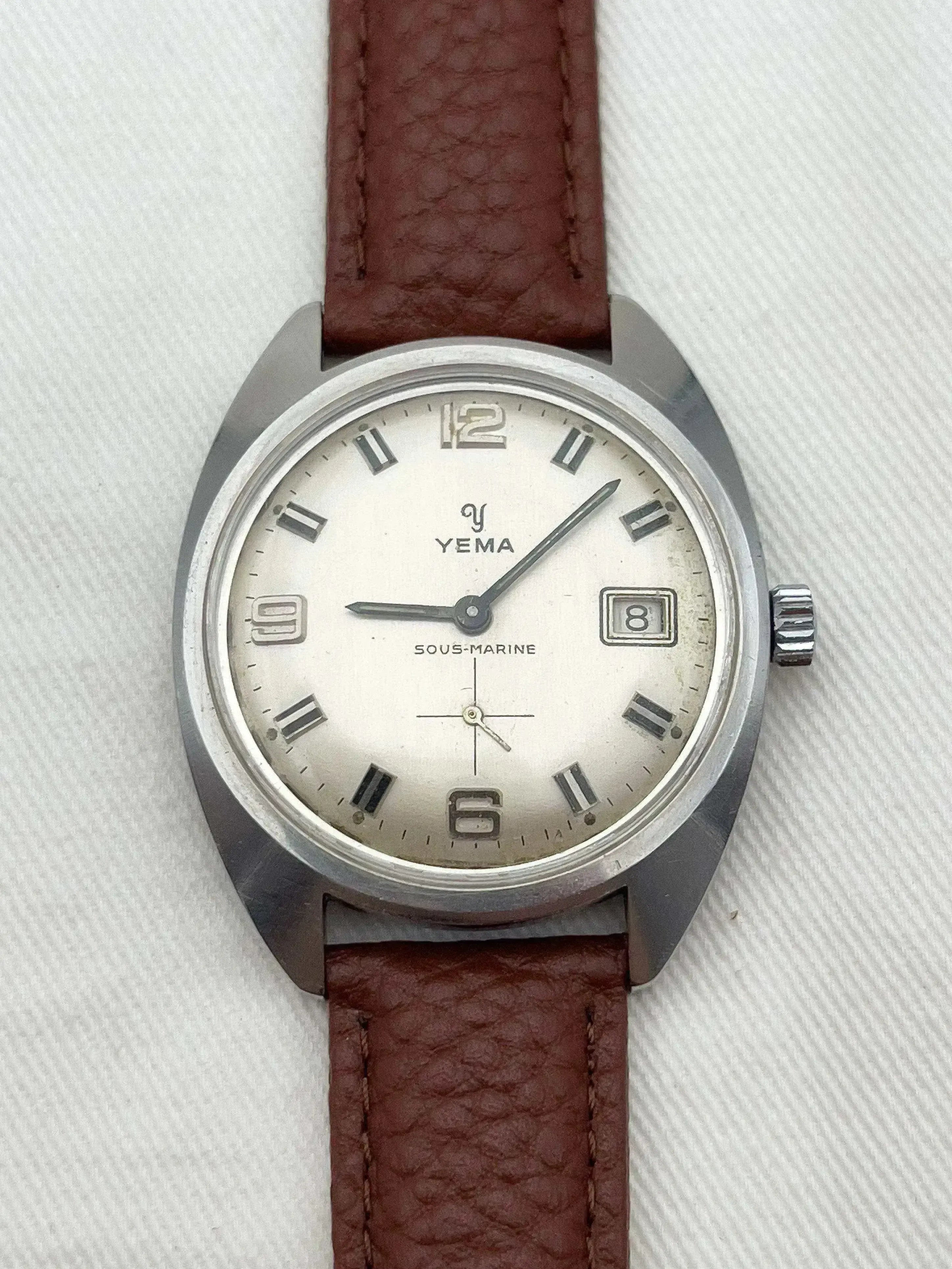 Yema - Sous-Marine Acier patiné petite-seconde - 1960s - Atelier Victor