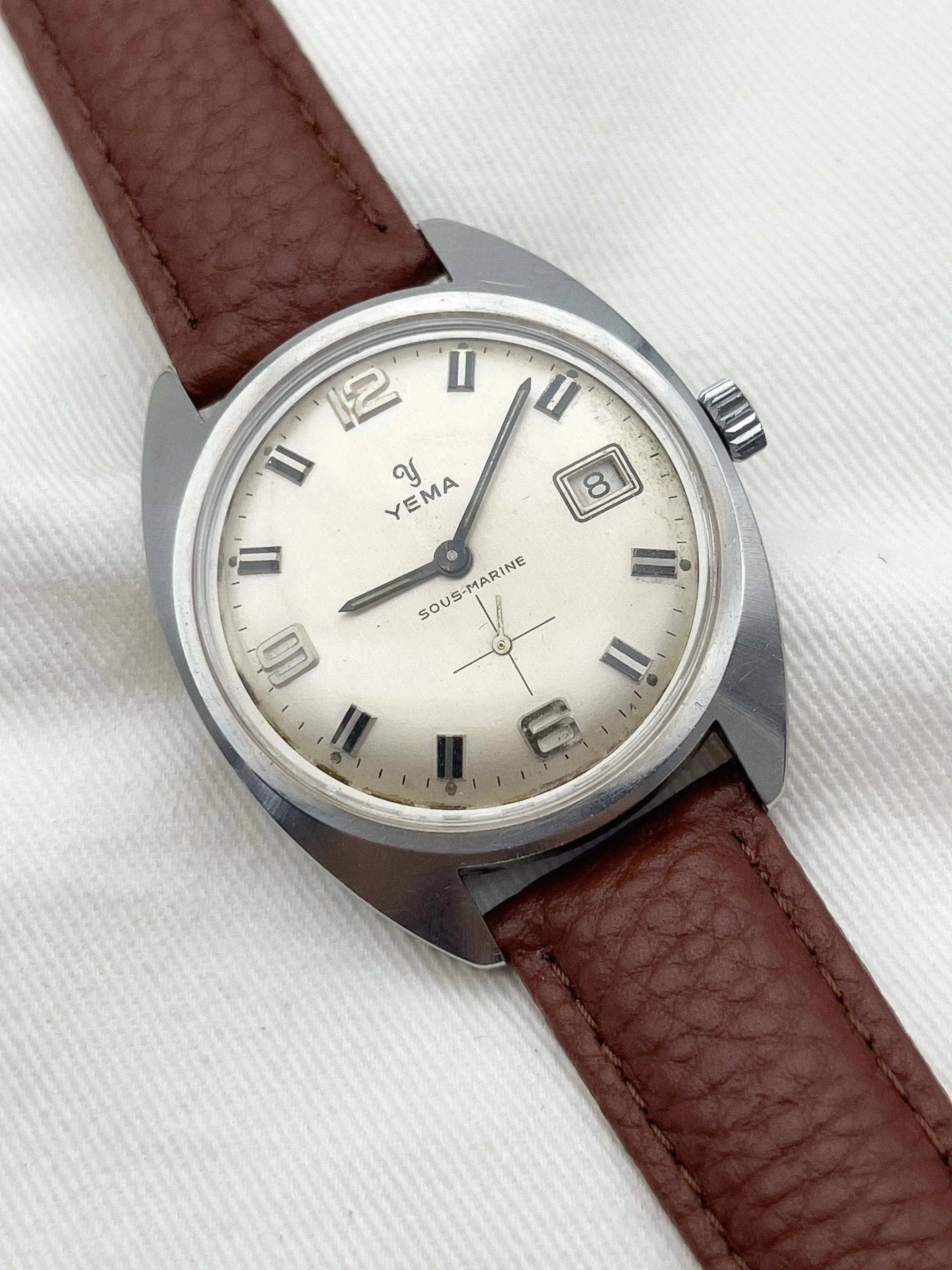 Yema - Sous-Marine Acier patiné petite-seconde - 1960s - Atelier Victor