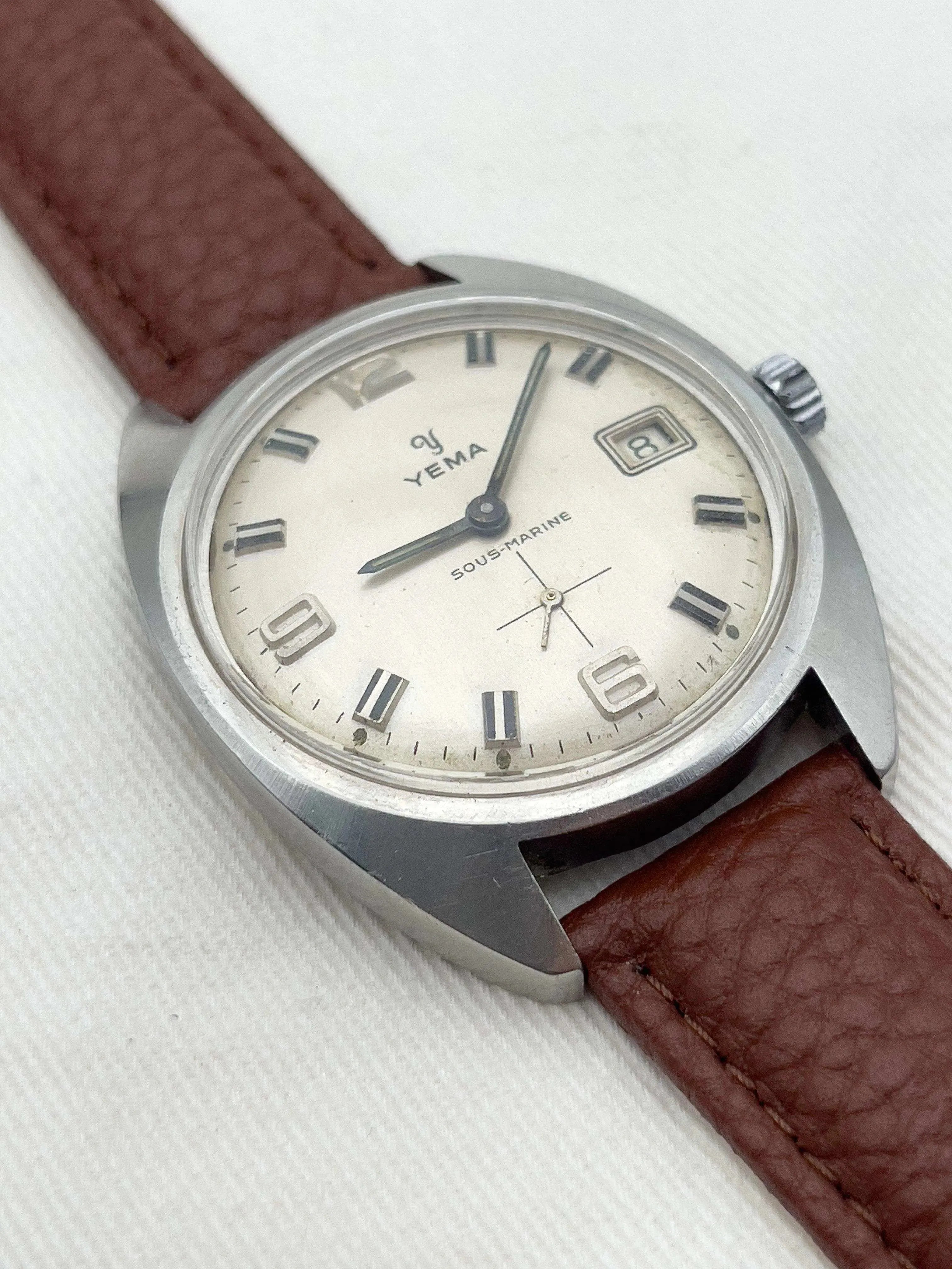 Yema - Sous-Marine Acier patiné petite-seconde - 1960s - Atelier Victor