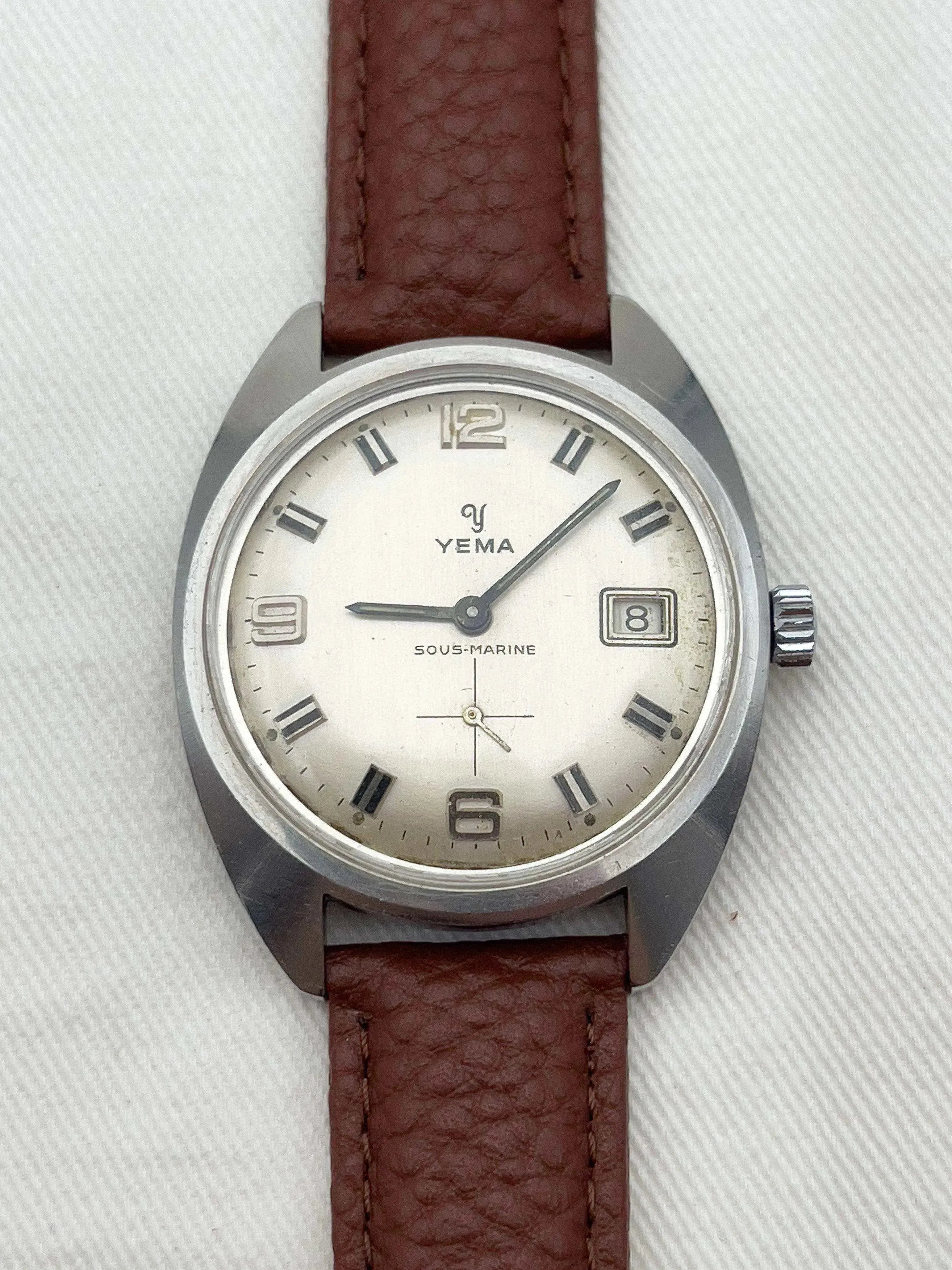 Yema - Sous-Marine Acier patiné petite-seconde - 1960s - Atelier Victor