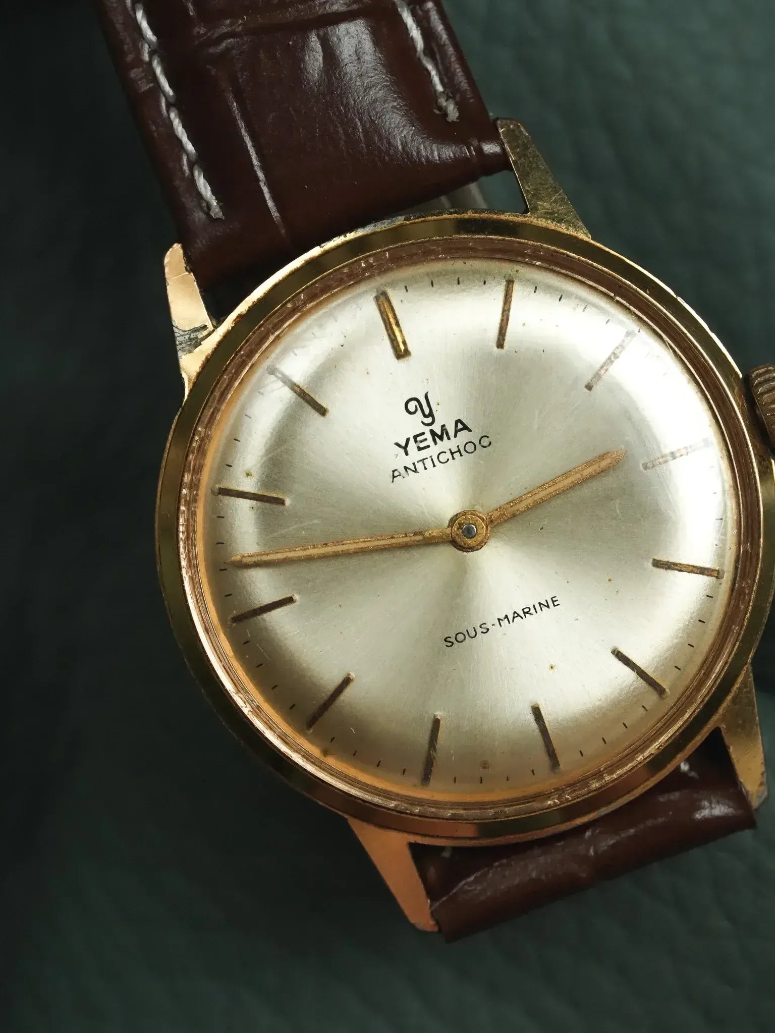 Yema - Sous-Marine 防震镀金手表 - 1960s