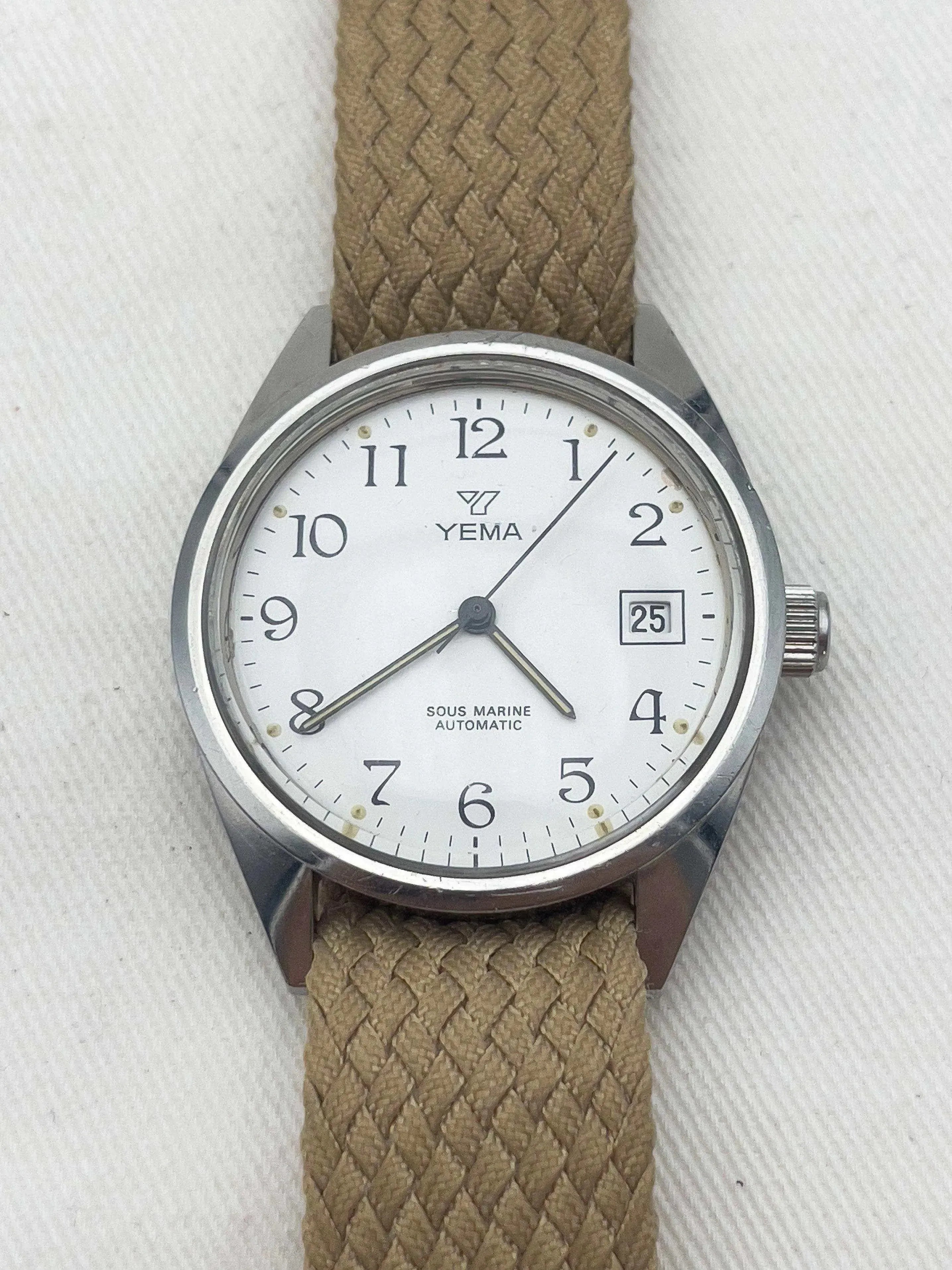 Yema - Sous Marine Cadran blanc Date - 1980s - Atelier Victor