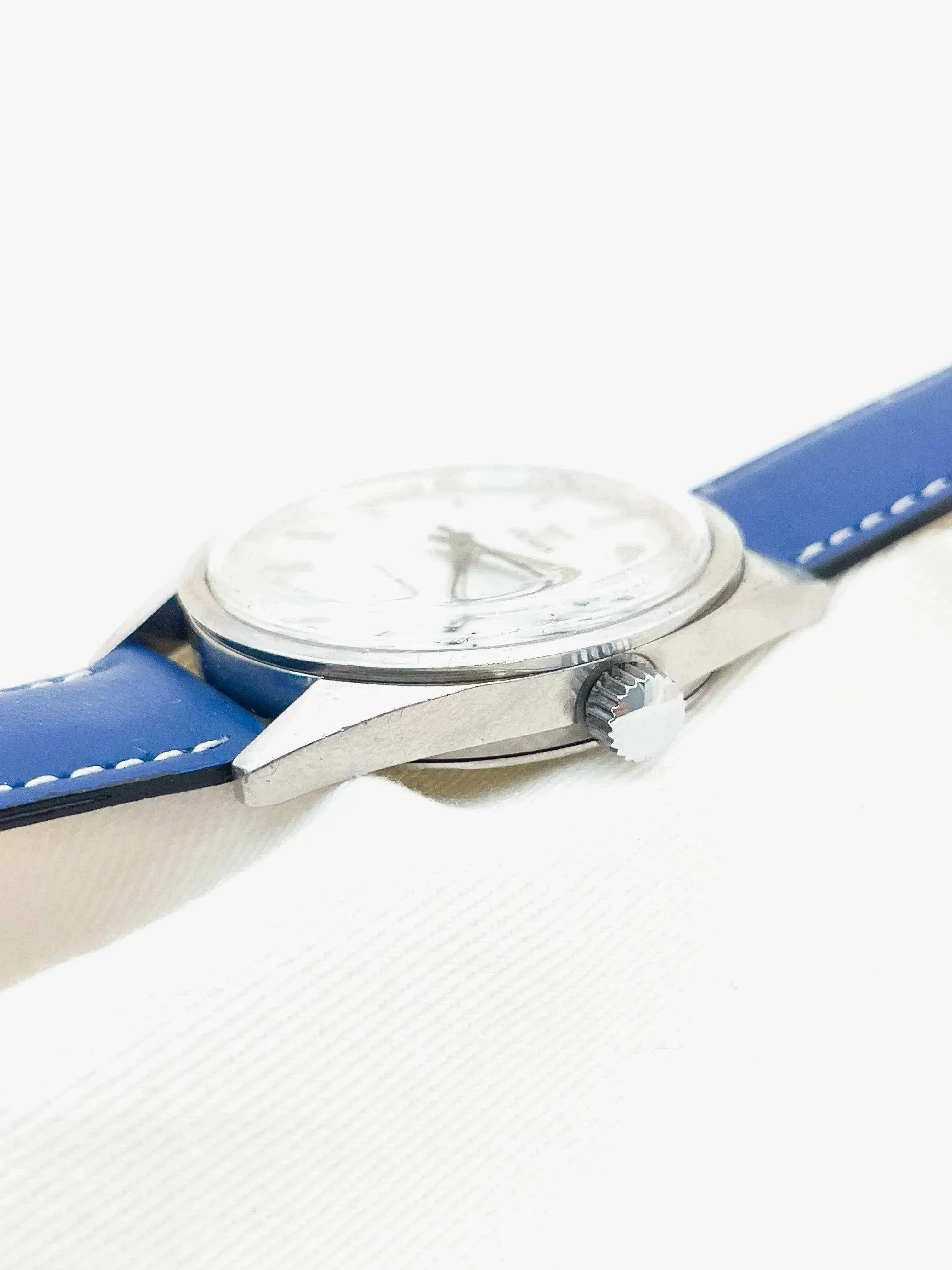 Yema - Sous-Marine Date Cuir bleu - 1960s - Atelier Victor