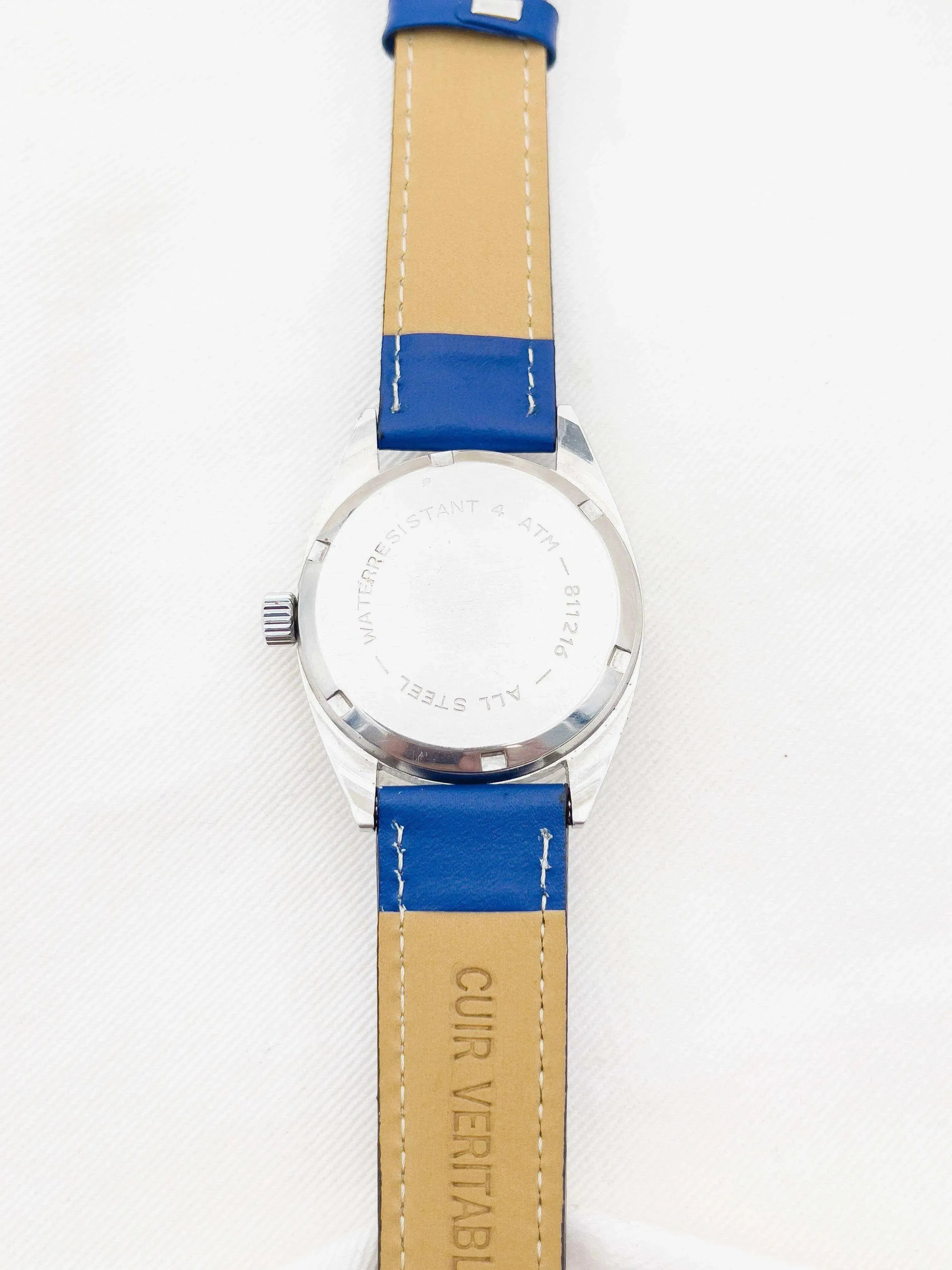 Yema - Sous-Marine Date Cuir bleu - 1960s - Atelier Victor