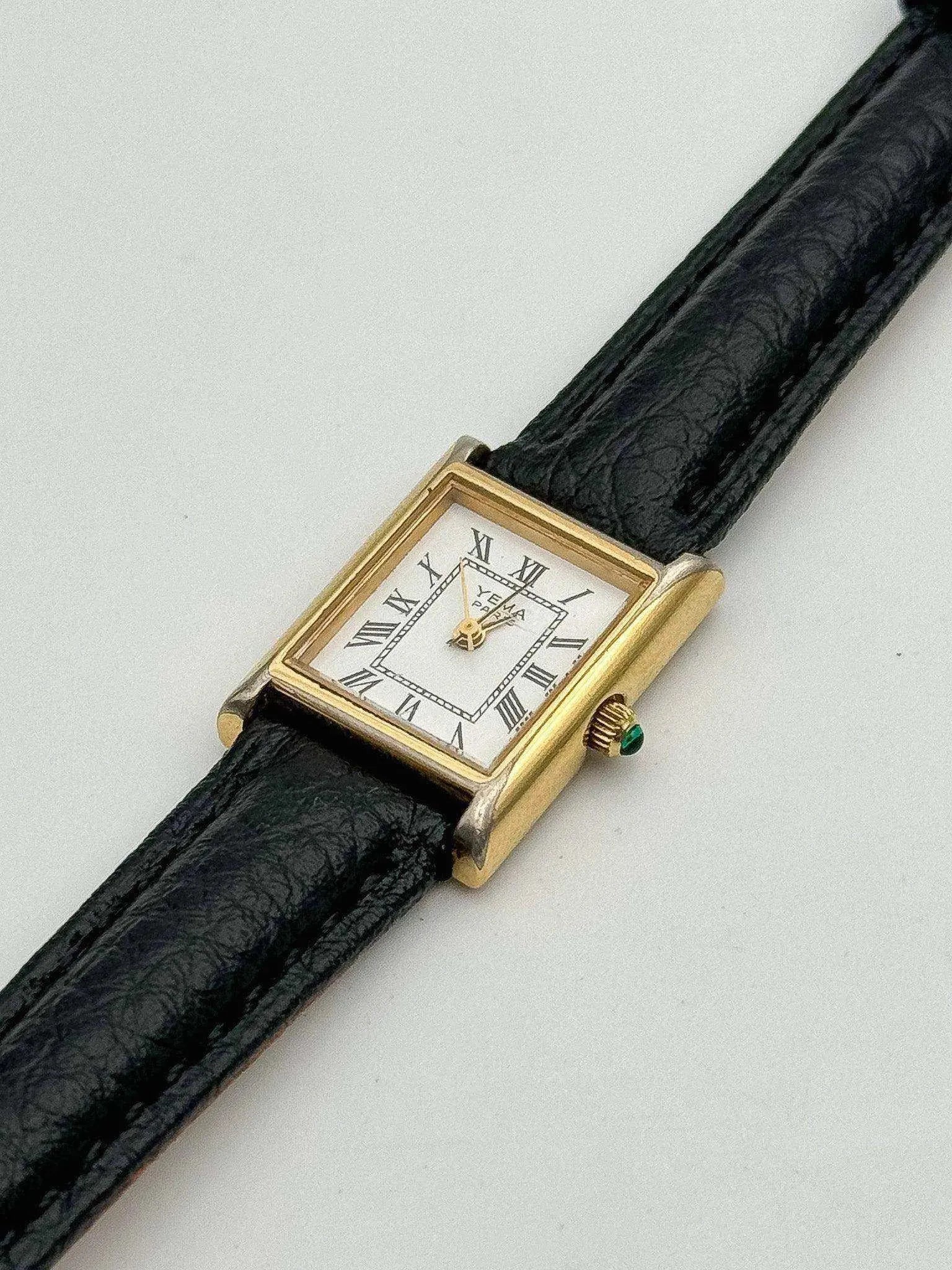Yema - Tank Gold Lady - 1990’s - Atelier Victor Paris - Vintage Watch Shop Dubai