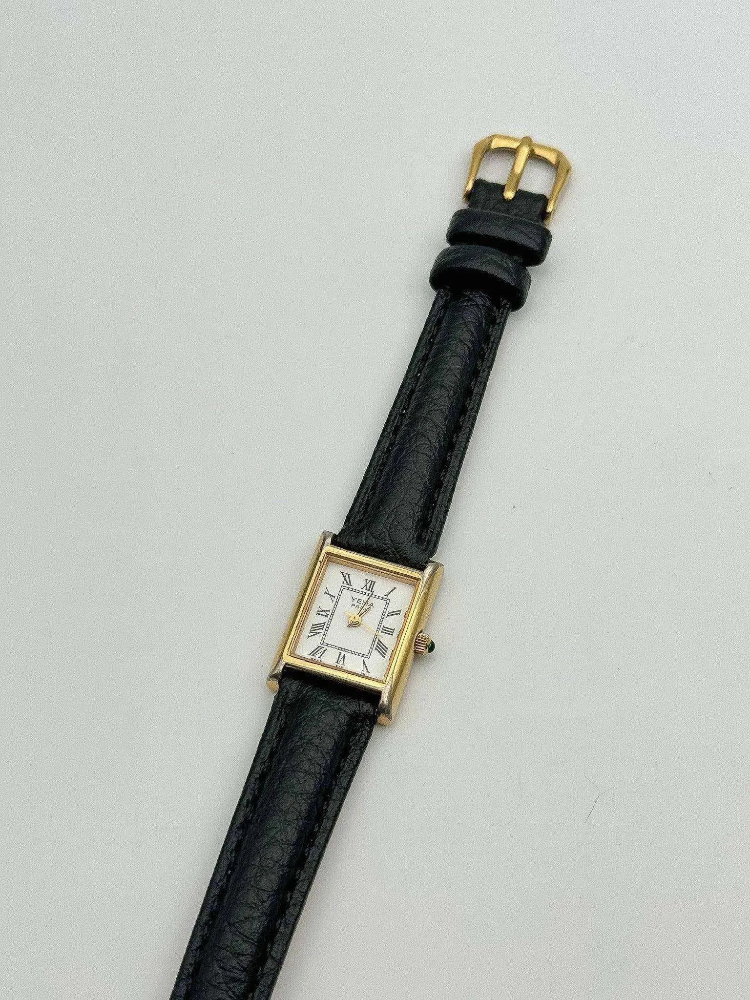 Yema - Tank Gold Lady - 1990’s - Atelier Victor Paris - Vintage Watch Shop Dubai