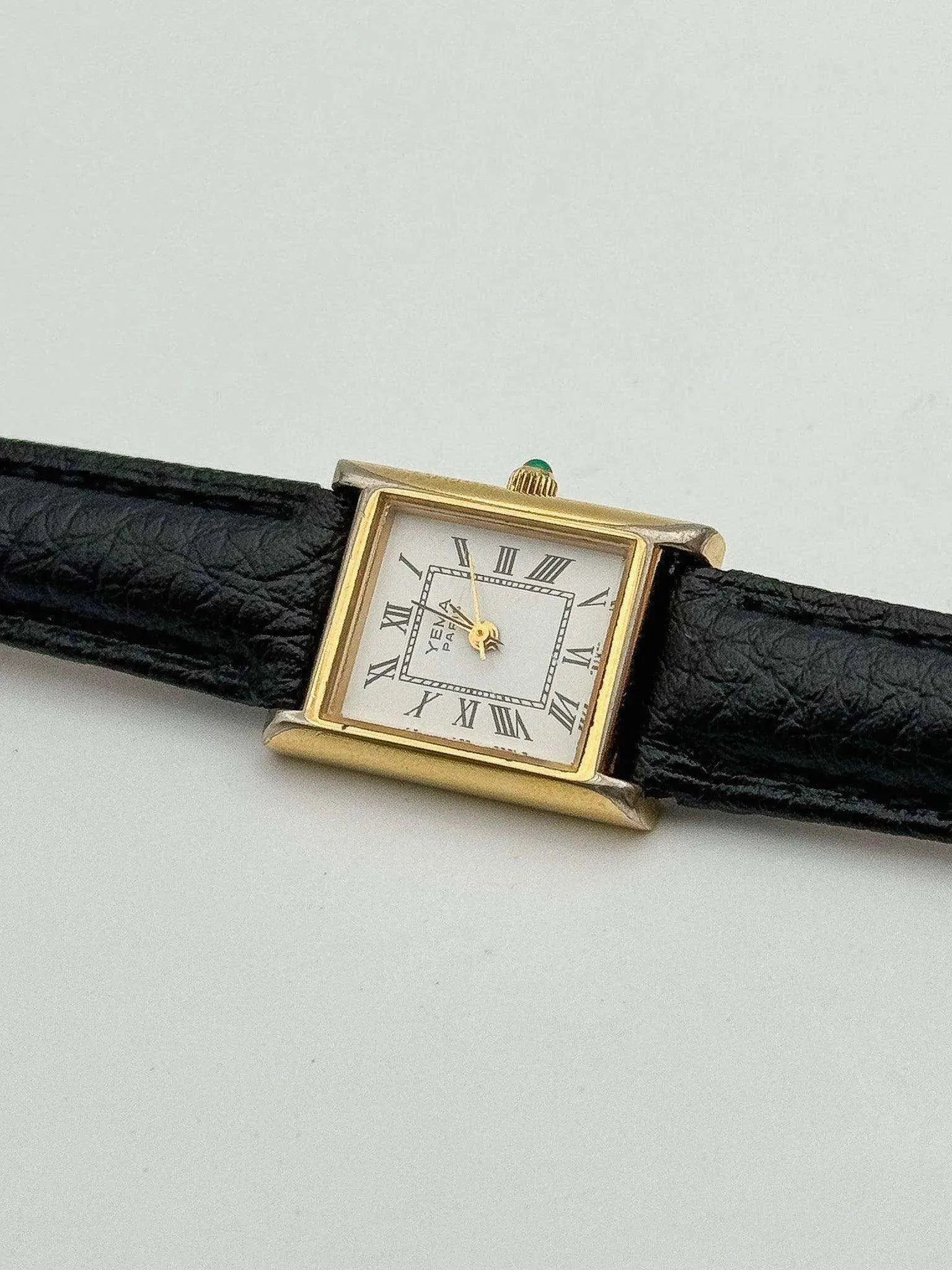 Yema - Tank Gold Lady - 1990’s - Atelier Victor Paris - Vintage Watch Shop Dubai