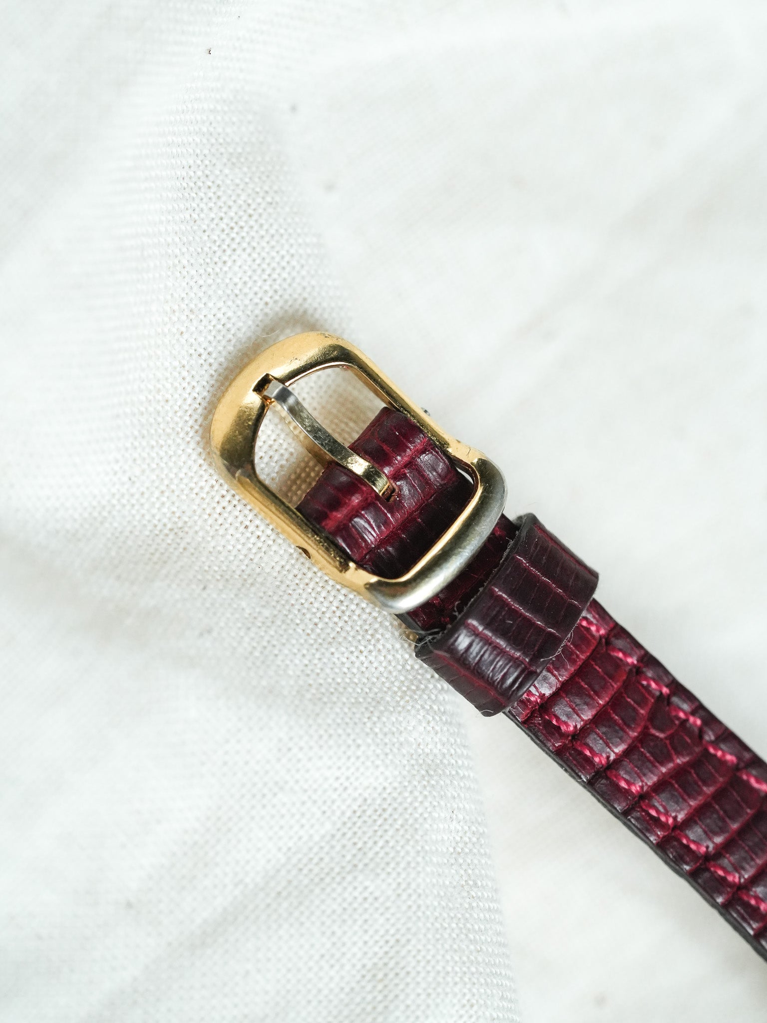 Yonger & Besson - Cadran Nacré plaqué or Femme - 1990s - Atelier Victor - Vintage Shop