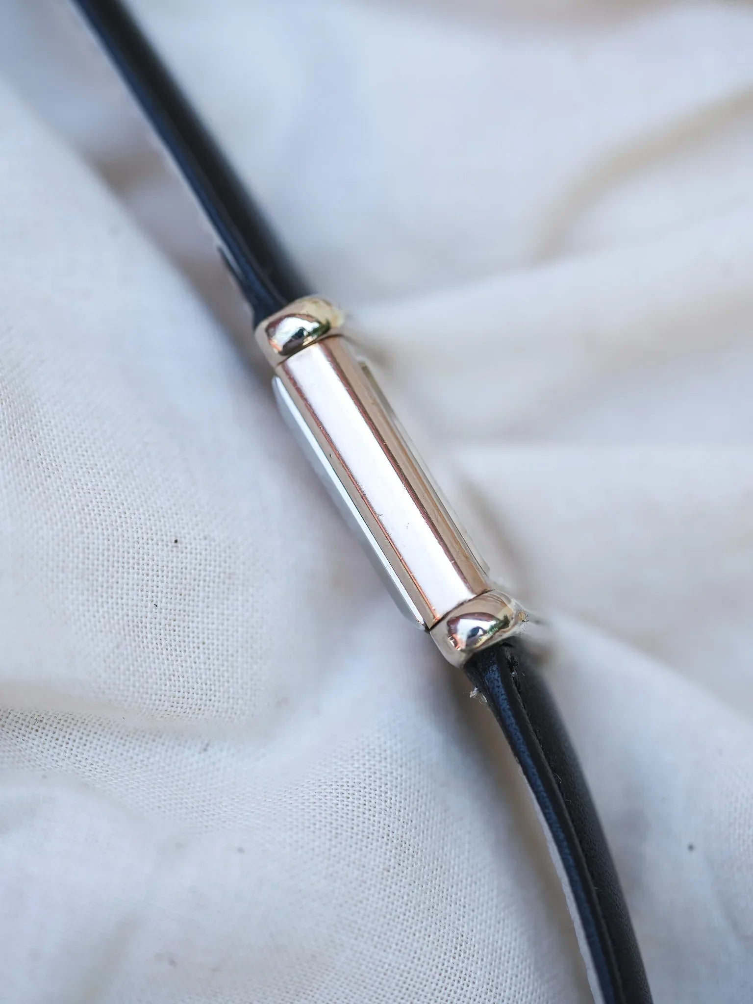 Yves Saint Laurent - YSL Tank vintage plaqué or rose - 1980s - Atelier Victor