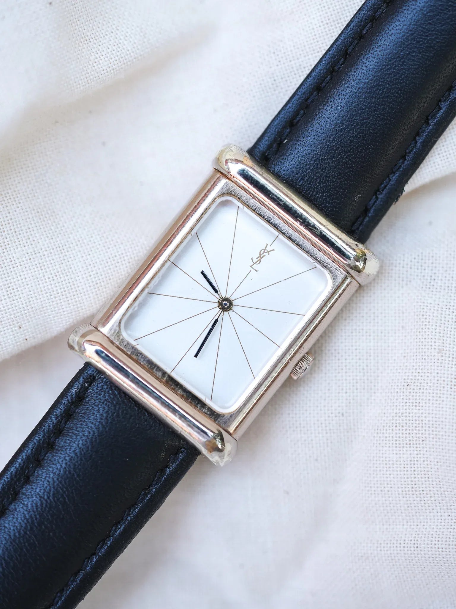 Yves Saint Laurent - YSL Tank vintage plaqué or rose - 1980s - Atelier Victor