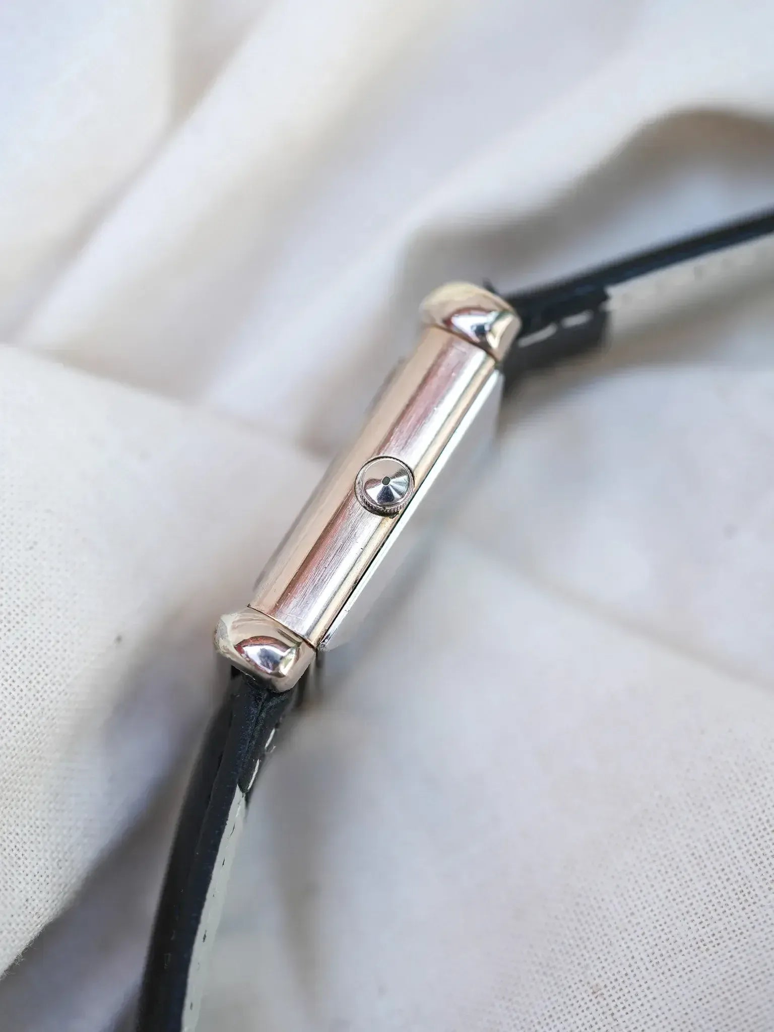 Yves Saint Laurent - YSL Tank vintage plaqué or rose - 1980s - Atelier Victor