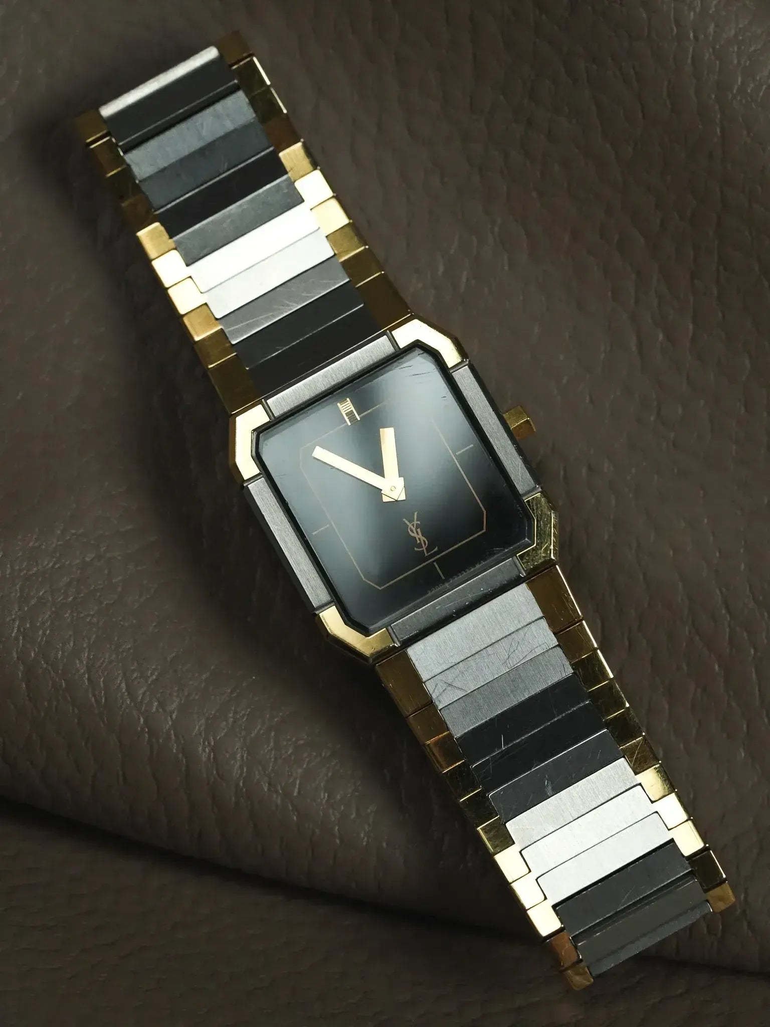 Yves Saint Laurent - YSL vintage Acier plaqué or - 1980s - Atelier Victor