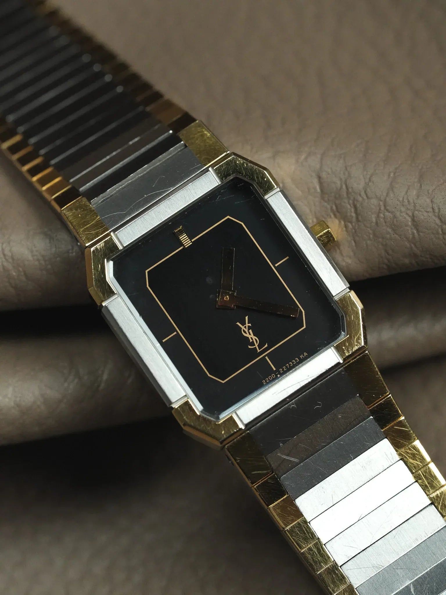 Yves Saint Laurent - YSL vintage Acier plaqué or - 1980s - Atelier Victor