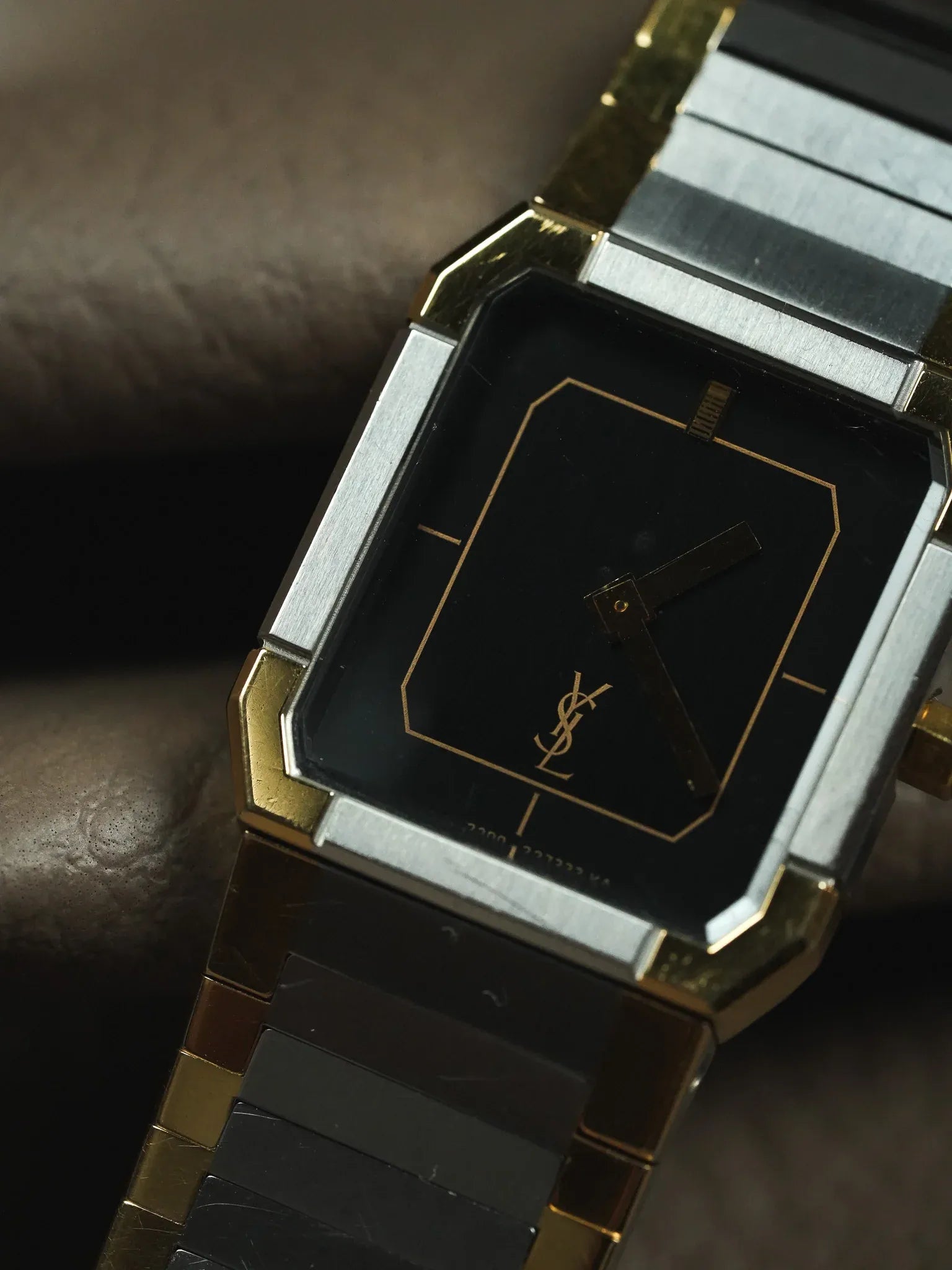 Yves Saint Laurent - YSL vintage Acier plaqué or - 1980s - Atelier Victor