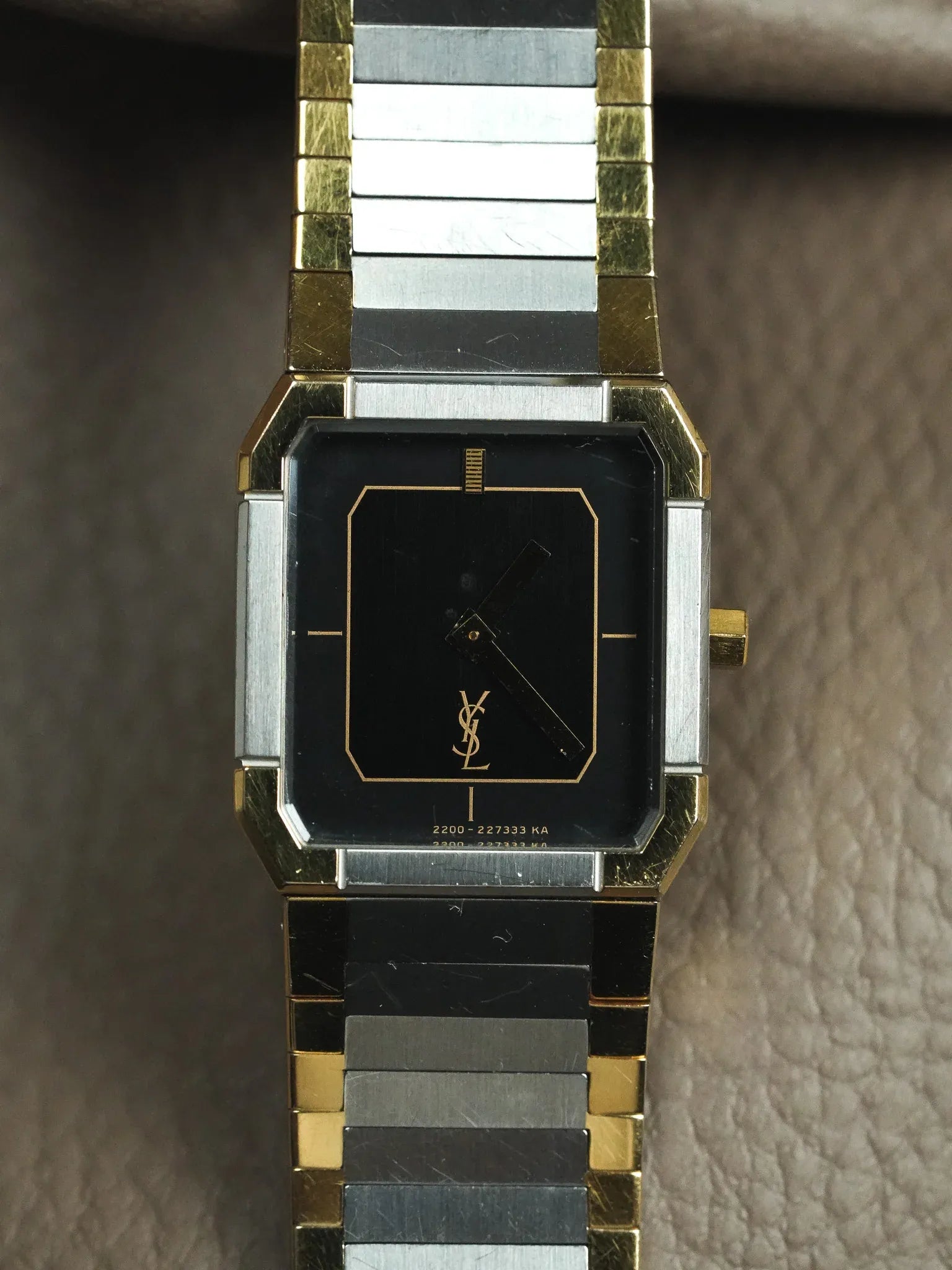 Yves Saint Laurent - YSL vintage Acier plaqué or - 1980s - Atelier Victor