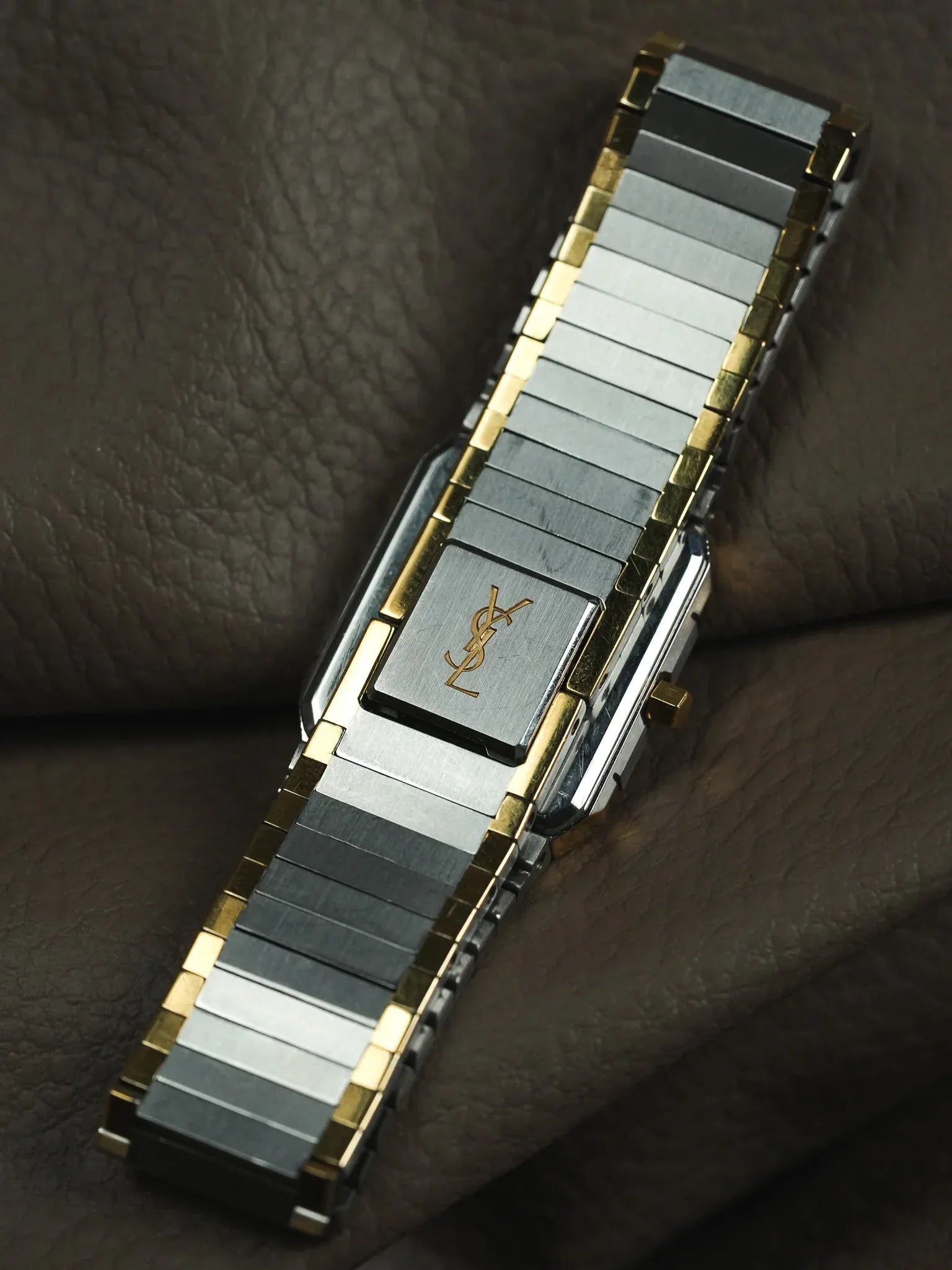 Yves Saint Laurent - YSL vintage Acier plaqué or - 1980s - Atelier Victor