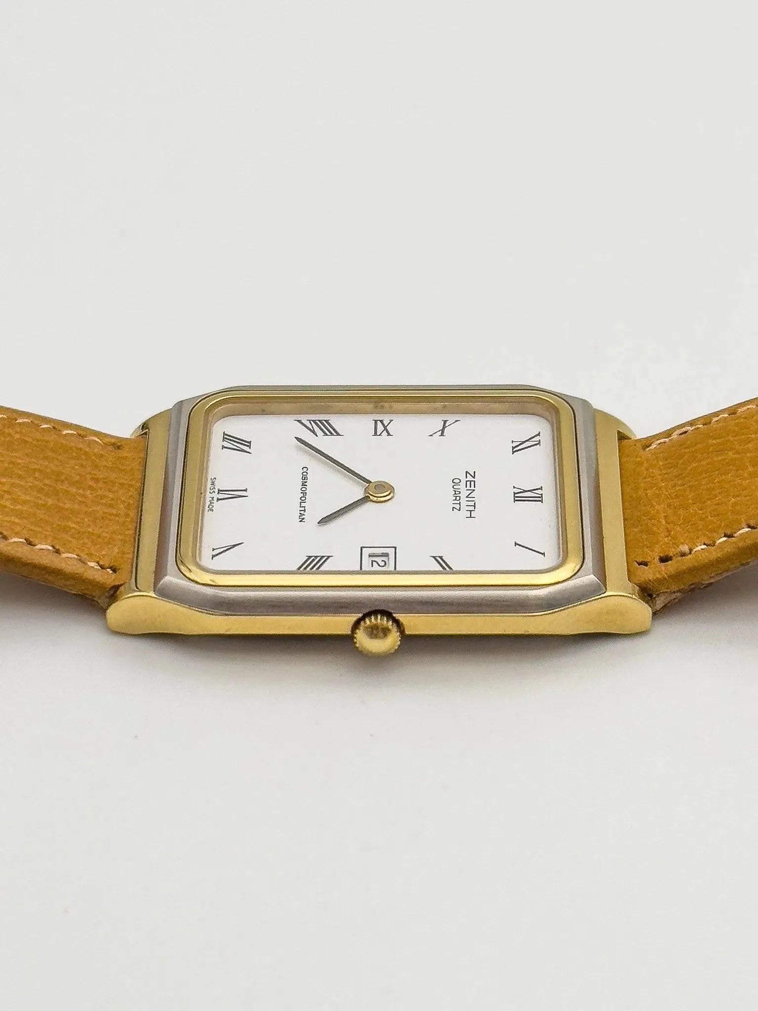 Zenith - Cosmopolitan Tank Two Tones - 1990's - Atelier Victor Paris - Vintage Watch Shop Dubai