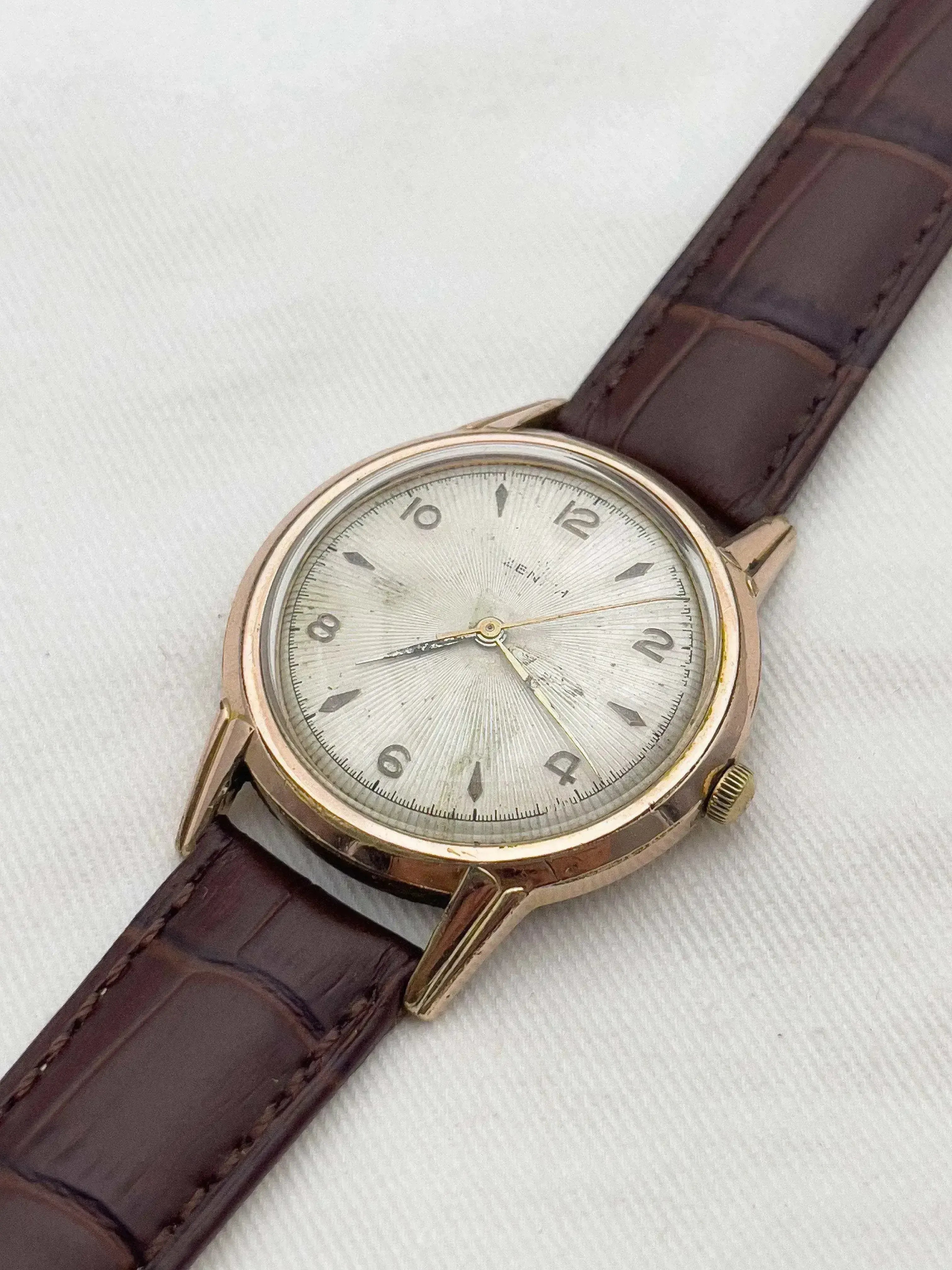 Zenith - Guillochée Plaqué or - 1960s - Atelier Victor