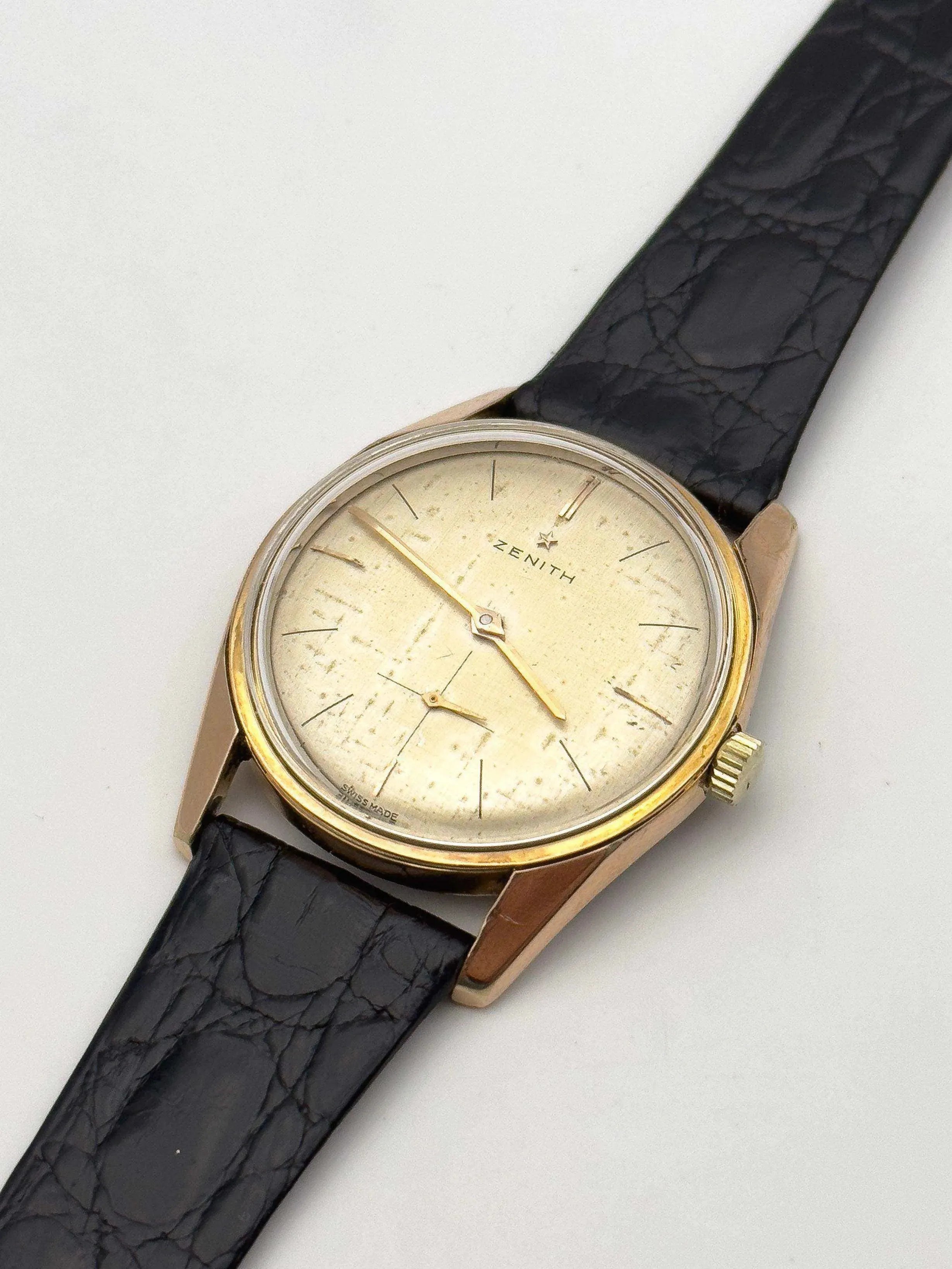 Zenith - Linen Patina Dial - 1970s - Atelier Victor Paris - Vintage Watch Shop Dubai