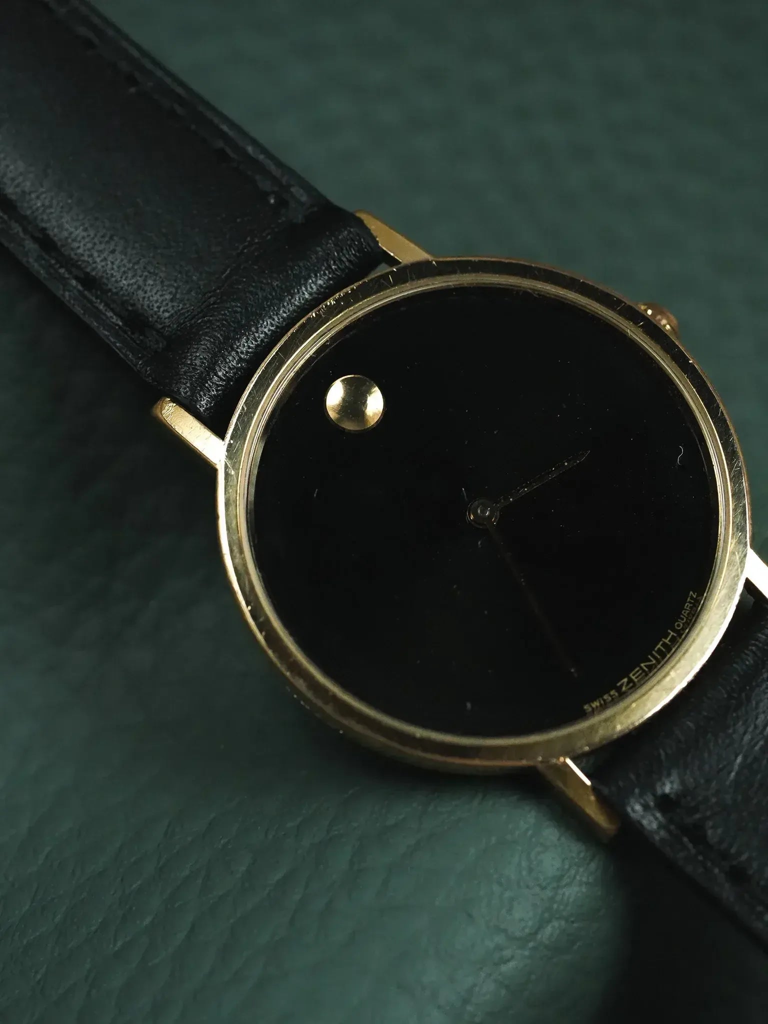 Zenith - Museum Noir Plaqué or - 1990s - Atelier Victor