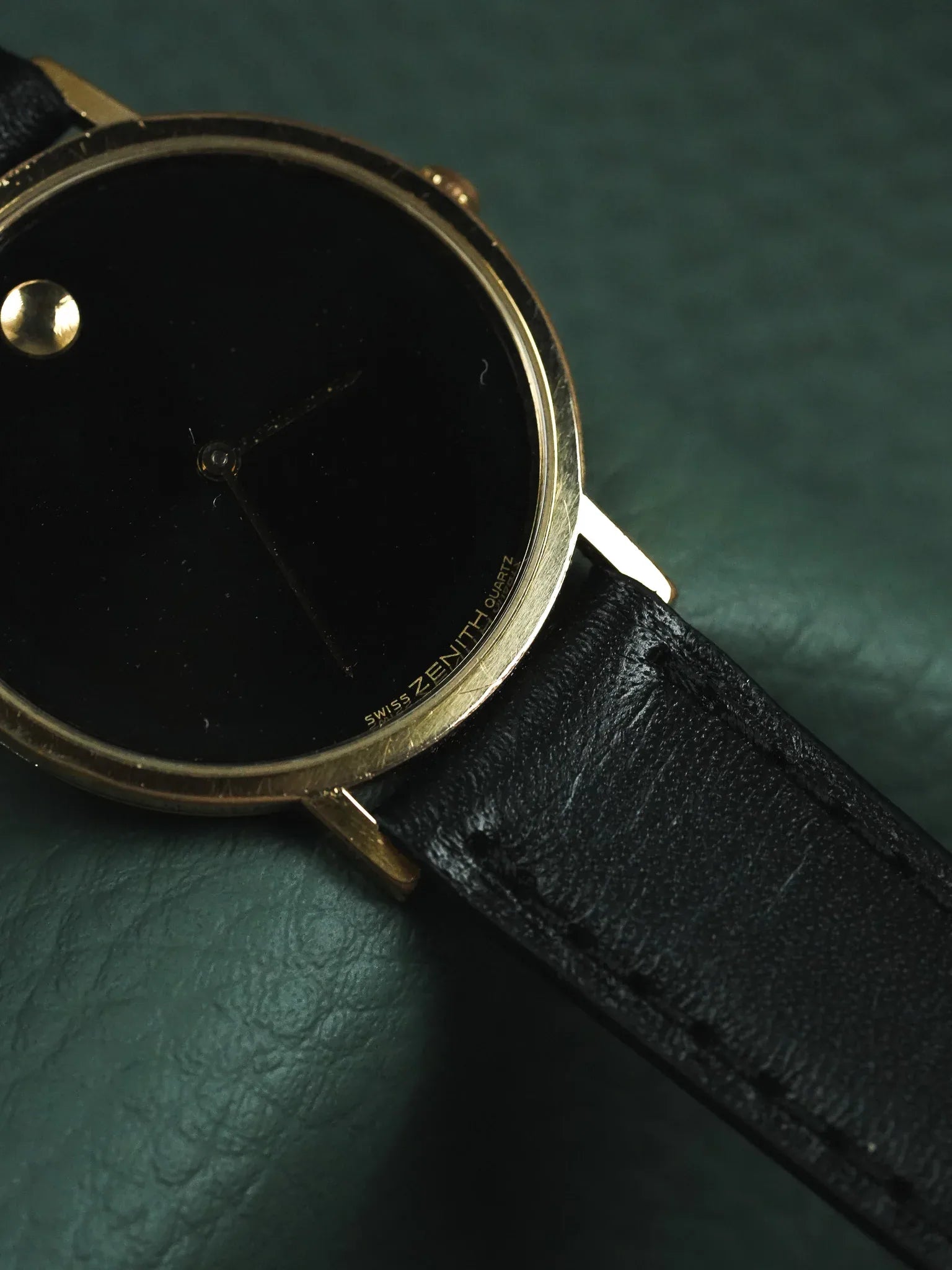 Zenith - Museum Noir Plaqué or - 1990s - Atelier Victor