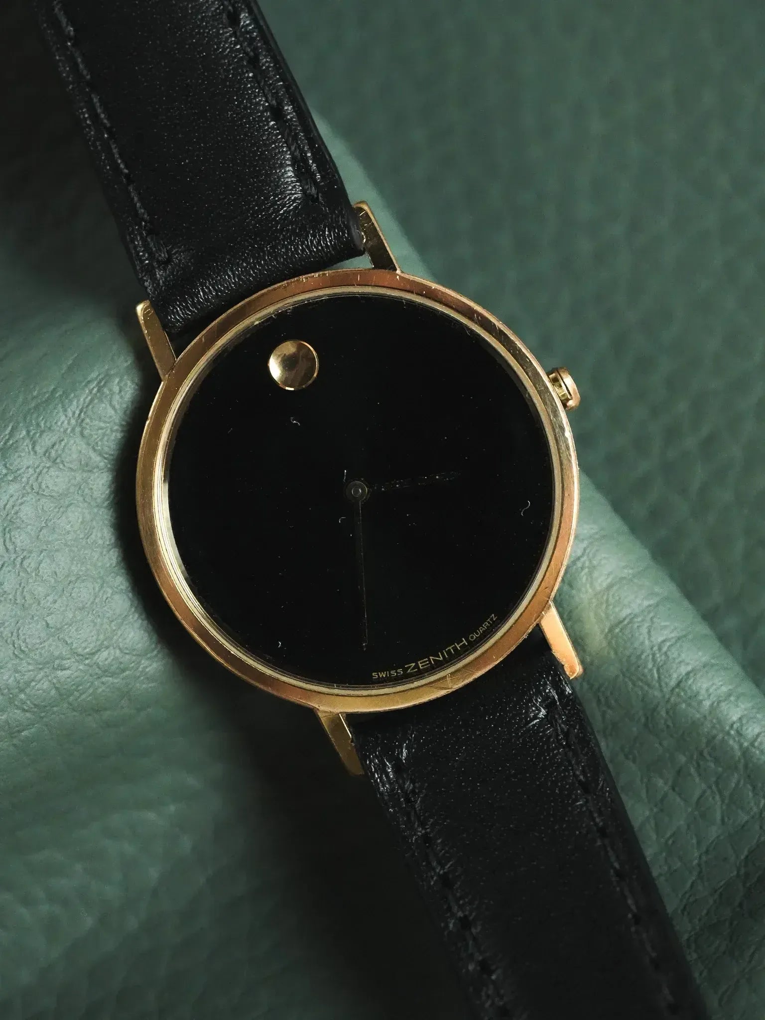 Zenith - Museum Noir Plaqué or - 1990s - Atelier Victor