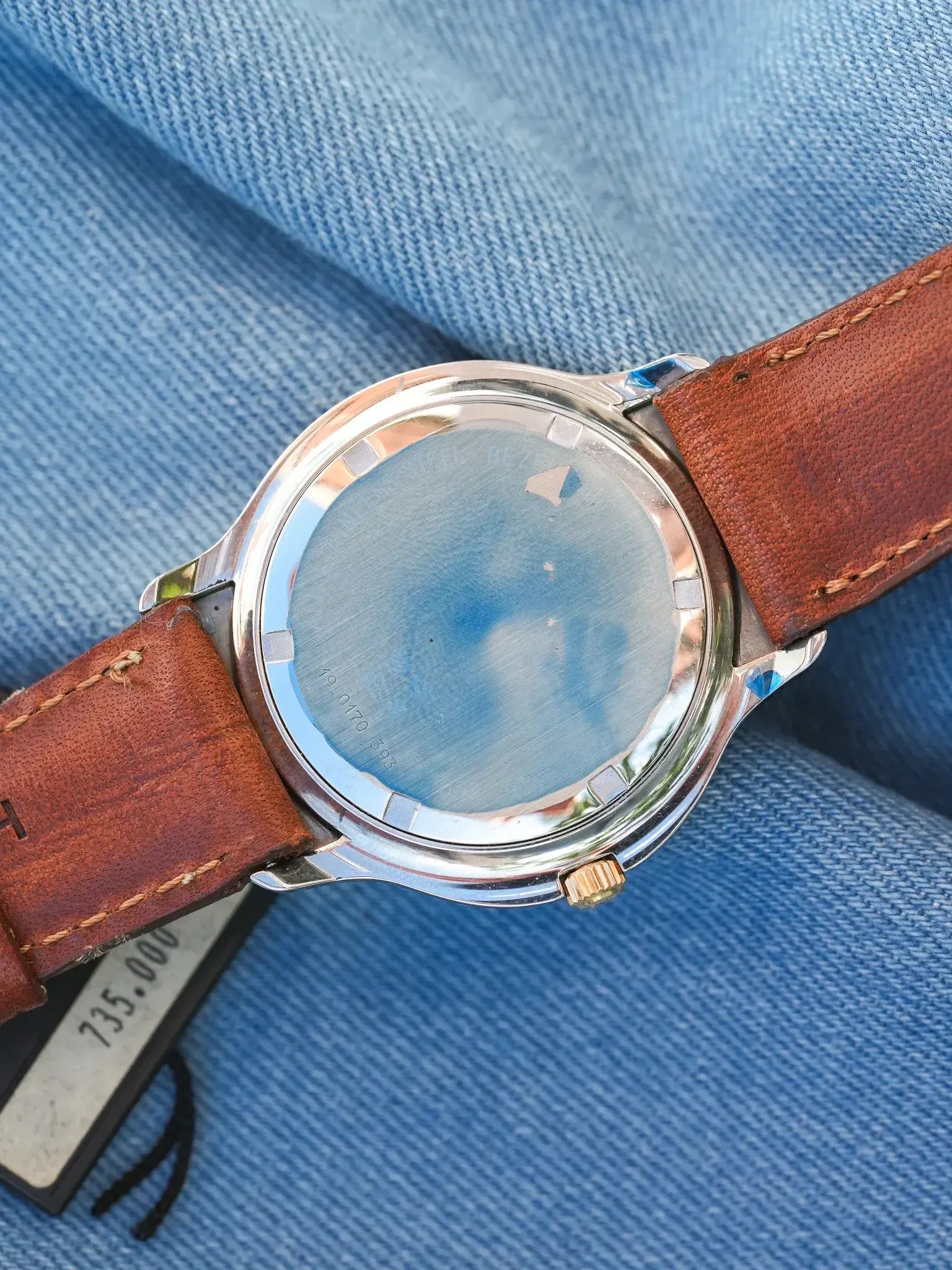 Zenith - Phase de lune triple calendar bleu nuit - NOS & Papier - 1980s - Atelier Victor