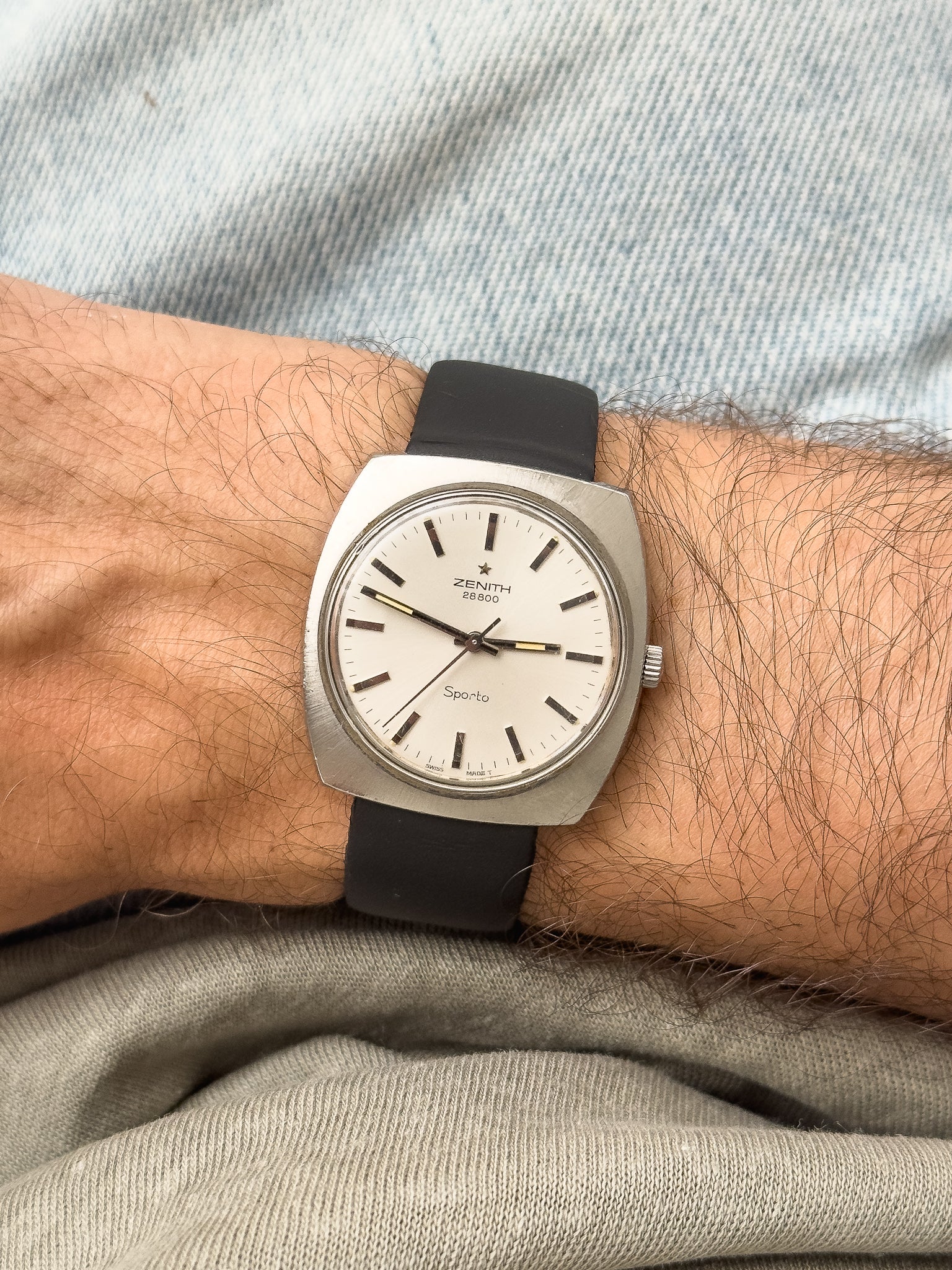 Zenith - Sporto 28800 High Beat Calibre 2542 PC - 1970s - Atelier Victor - Vintage Shop