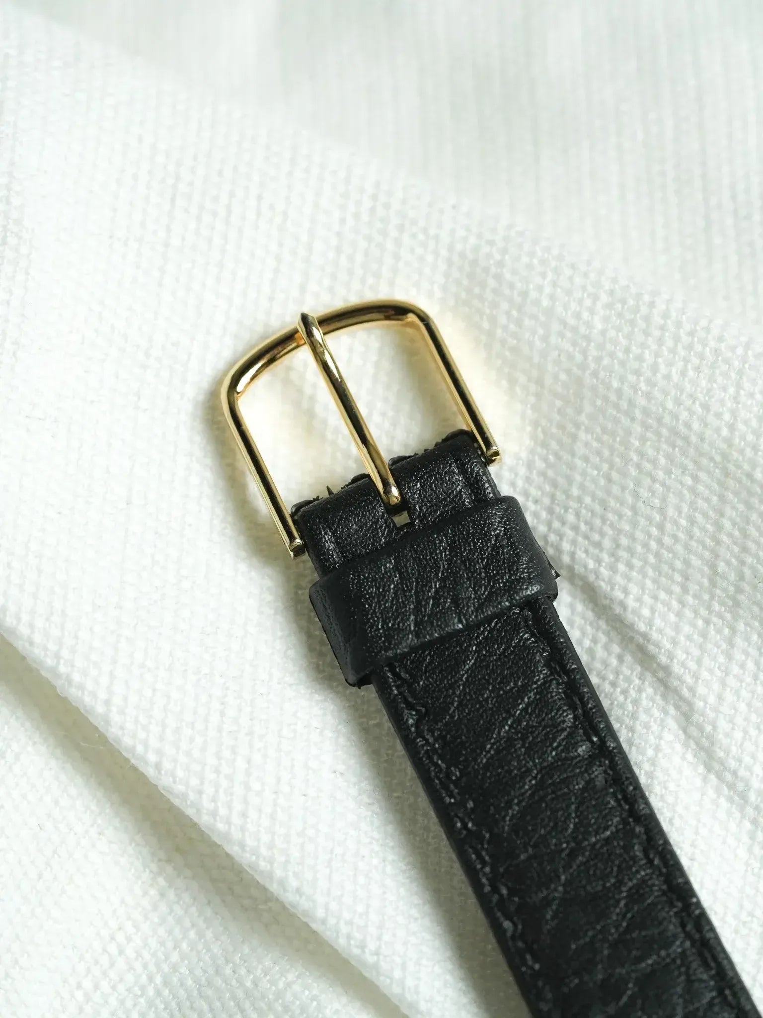 Zenith - Tank Noir Plaqué Or date - 1990s - Atelier Victor