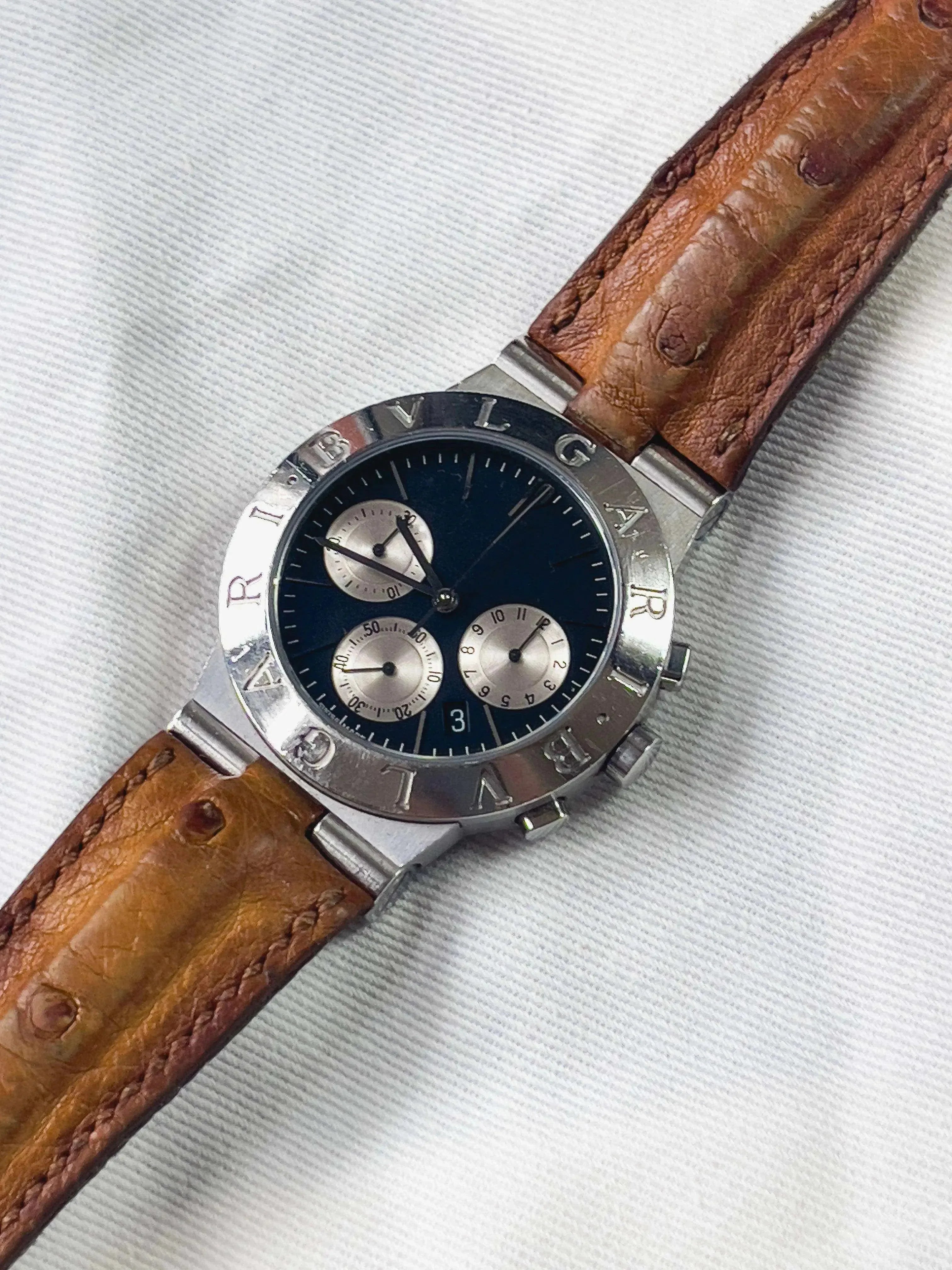 Bvlgari - Diagono Chronograph - 1990s - Atelier Victor - Vintage Shop