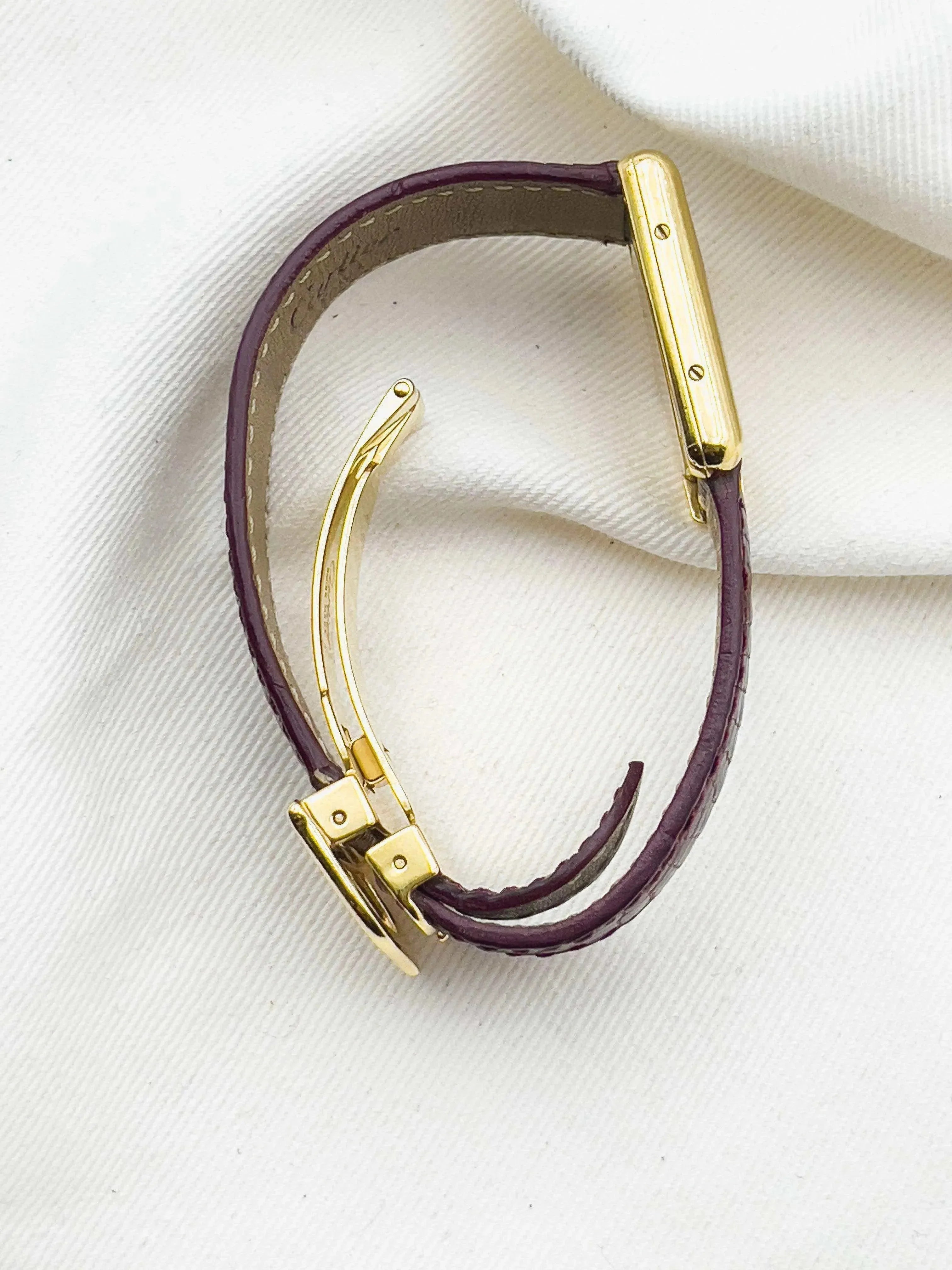 Cartier - Tank Must Vermeil Boucle Déployante Gris - 1990s - Atelier Victor - Vintage Shop
