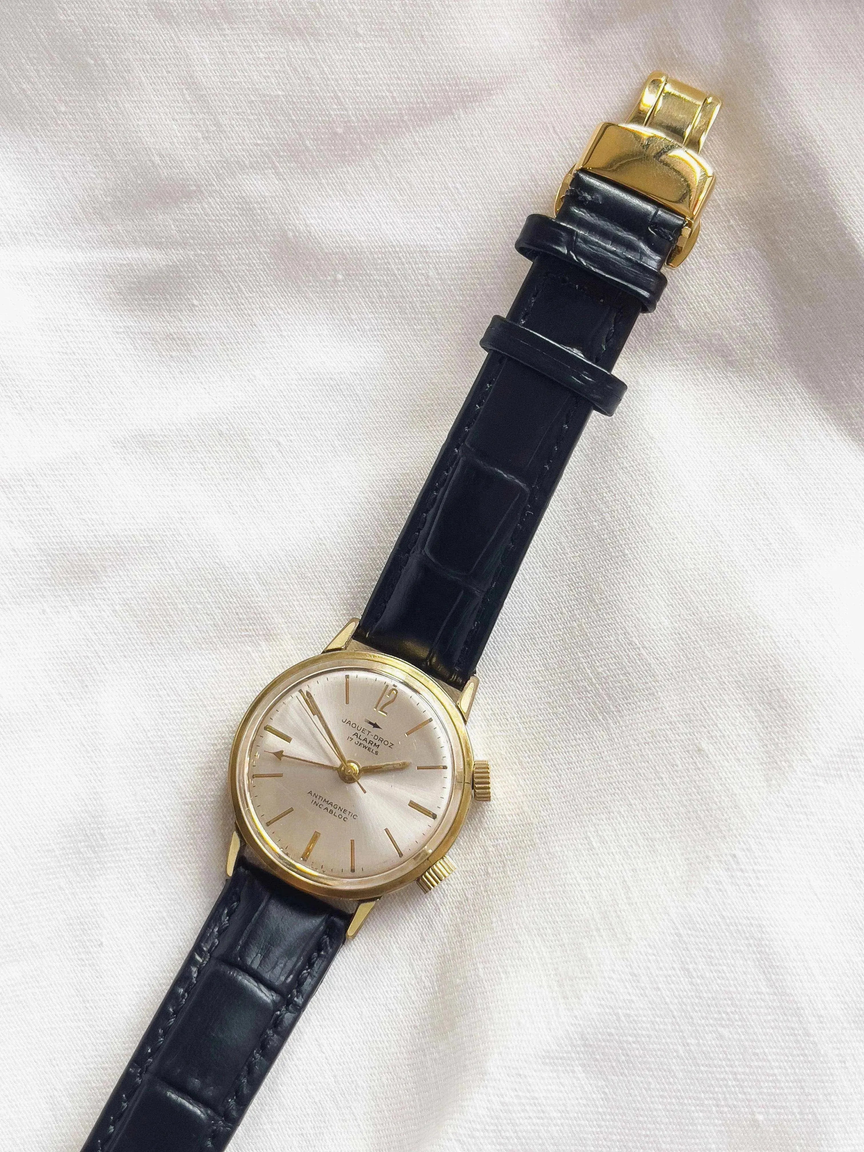 Jacquet Droz - Alarm - 1970s - Atelier Victor Paris - Vintage Watch Shop Dubai