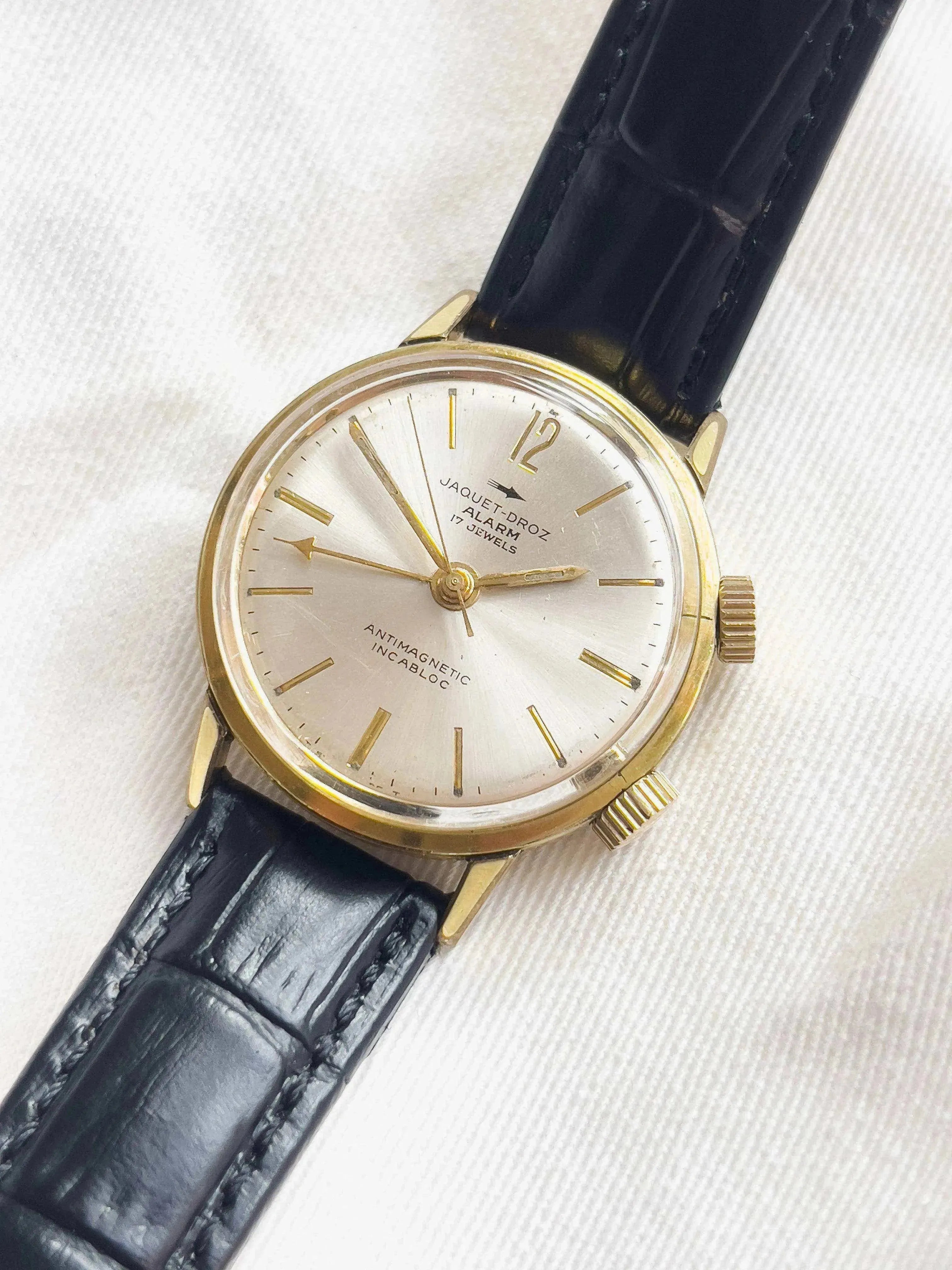 Jacquet Droz - Alarm - 1970s - Atelier Victor Paris - Vintage Watch Shop Dubai