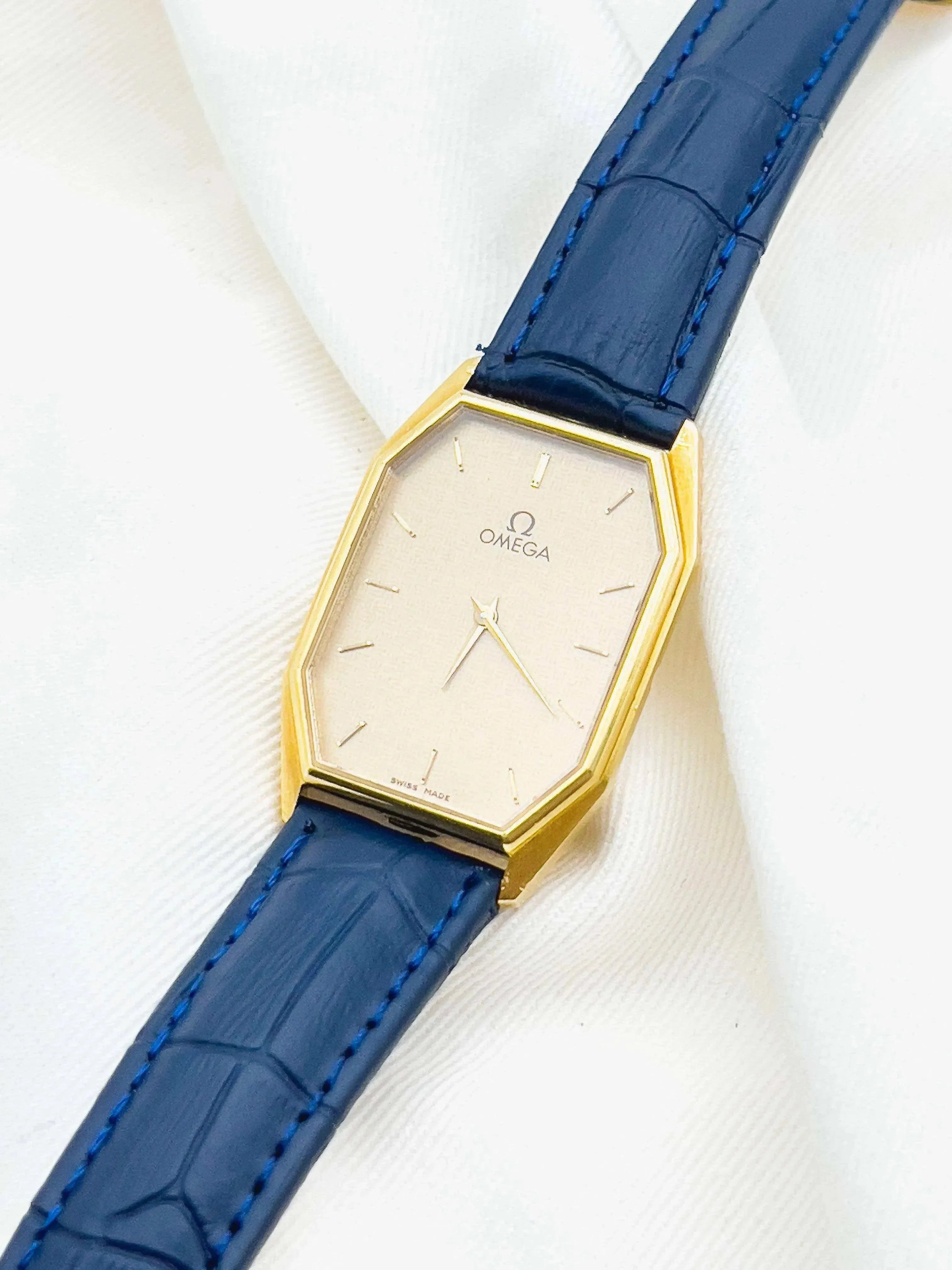 Omega - Octogone Or 18k - 1970s - Atelier Victor - Vintage Shop