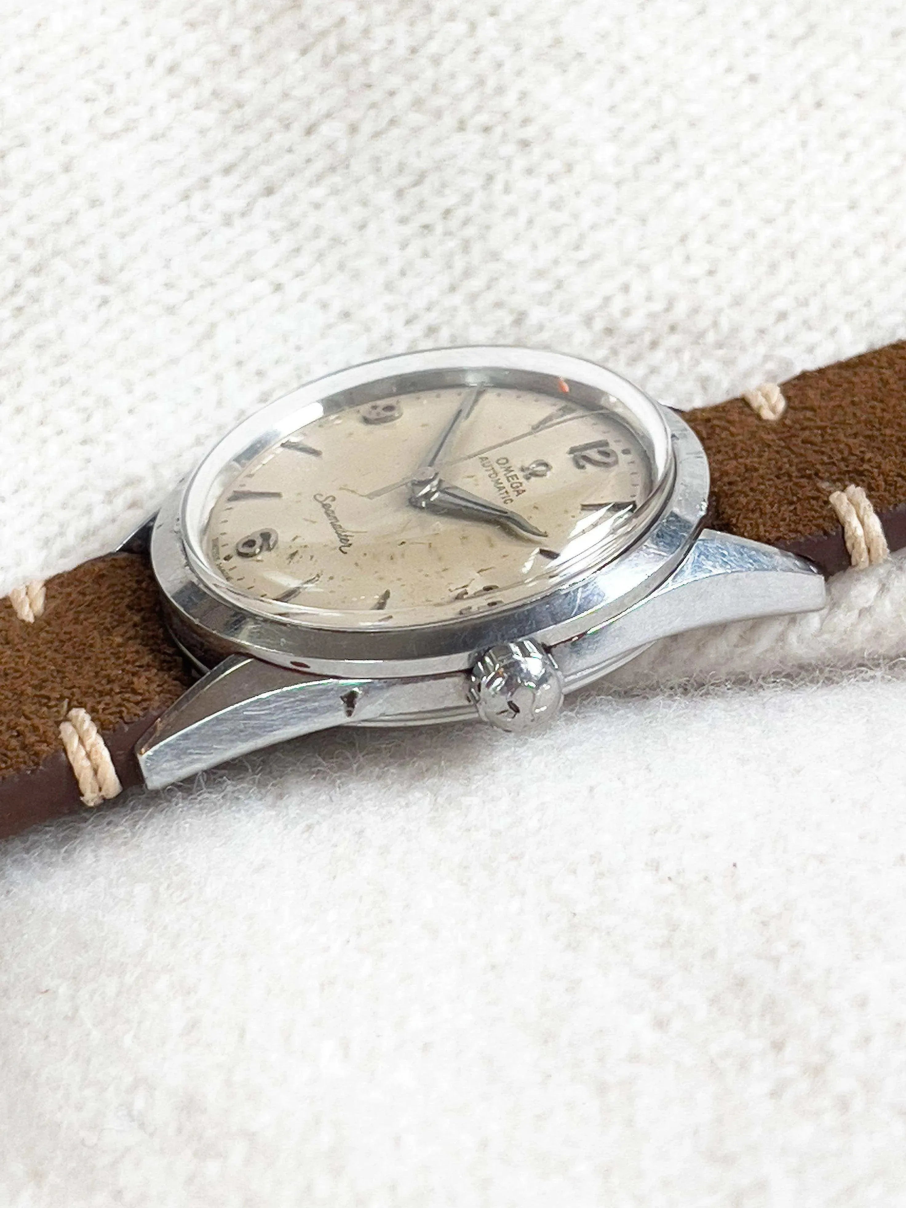 Omega - Seamaster Beige 34mm calibre 471 - 1956 - Atelier Victor