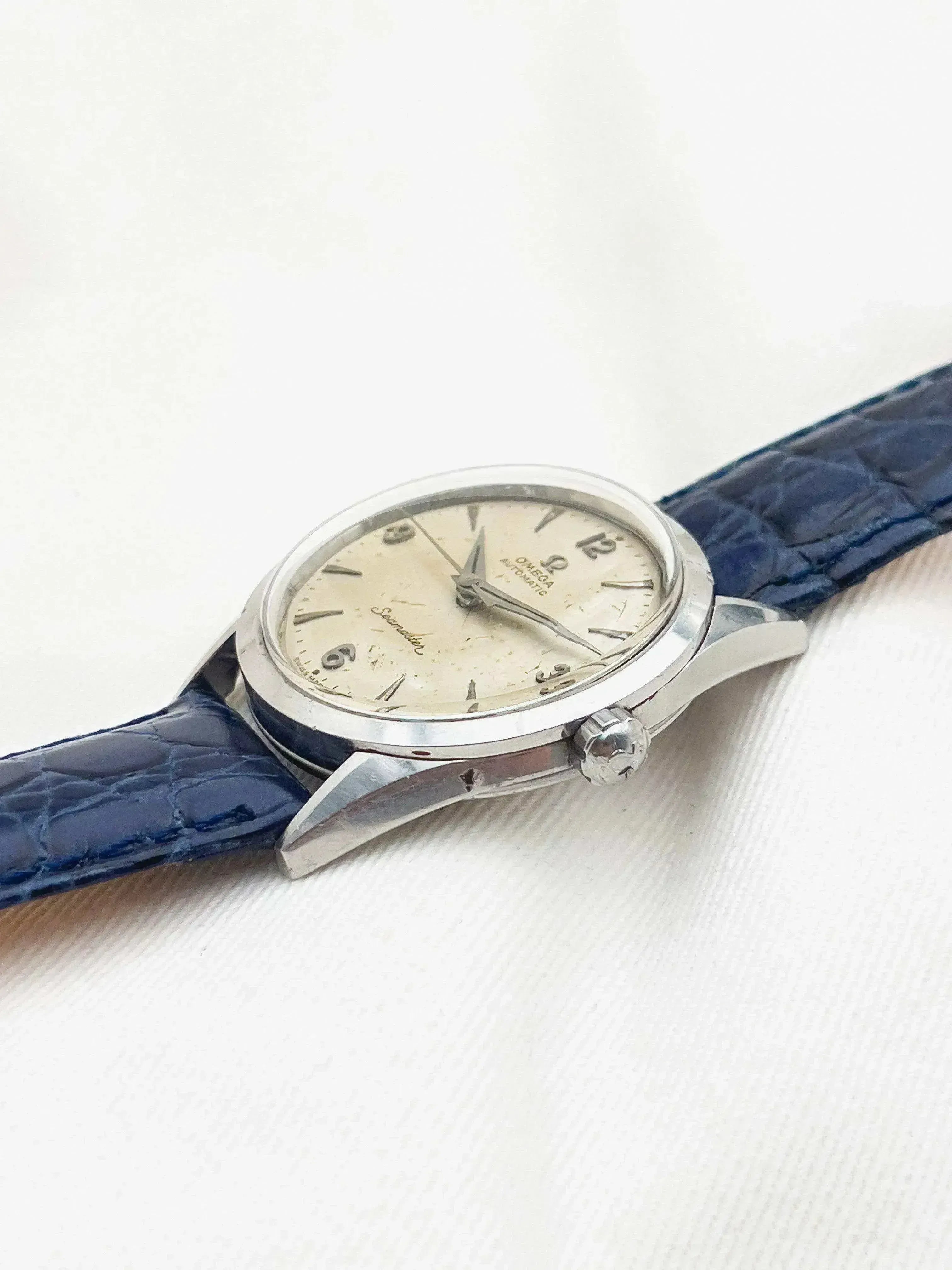 Omega - Seamaster Beige 34mm calibre 471 - 1956 - Atelier Victor