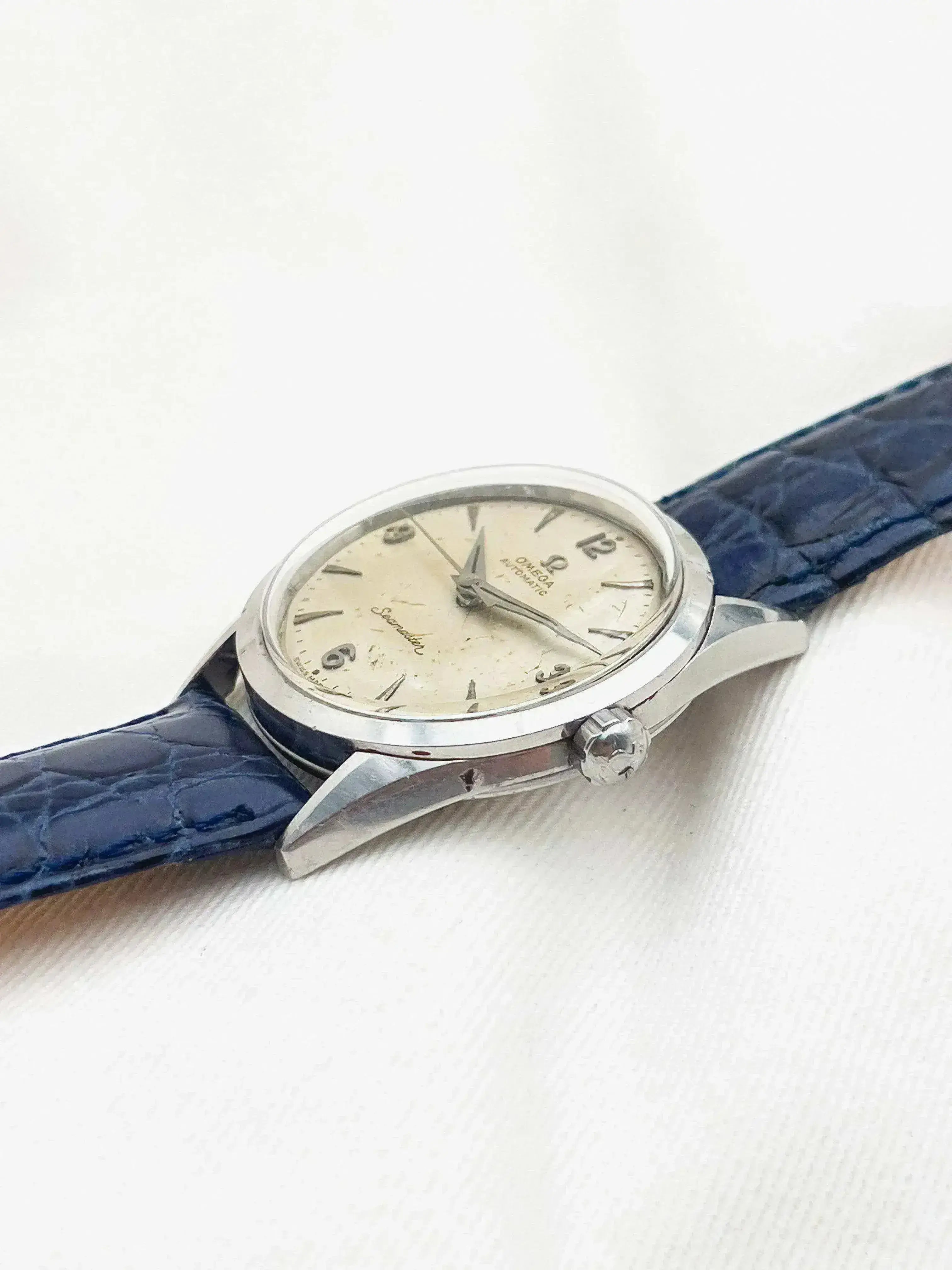 Omega - Seamaster Beige 34mm calibre 471 - 1956 - Atelier Victor