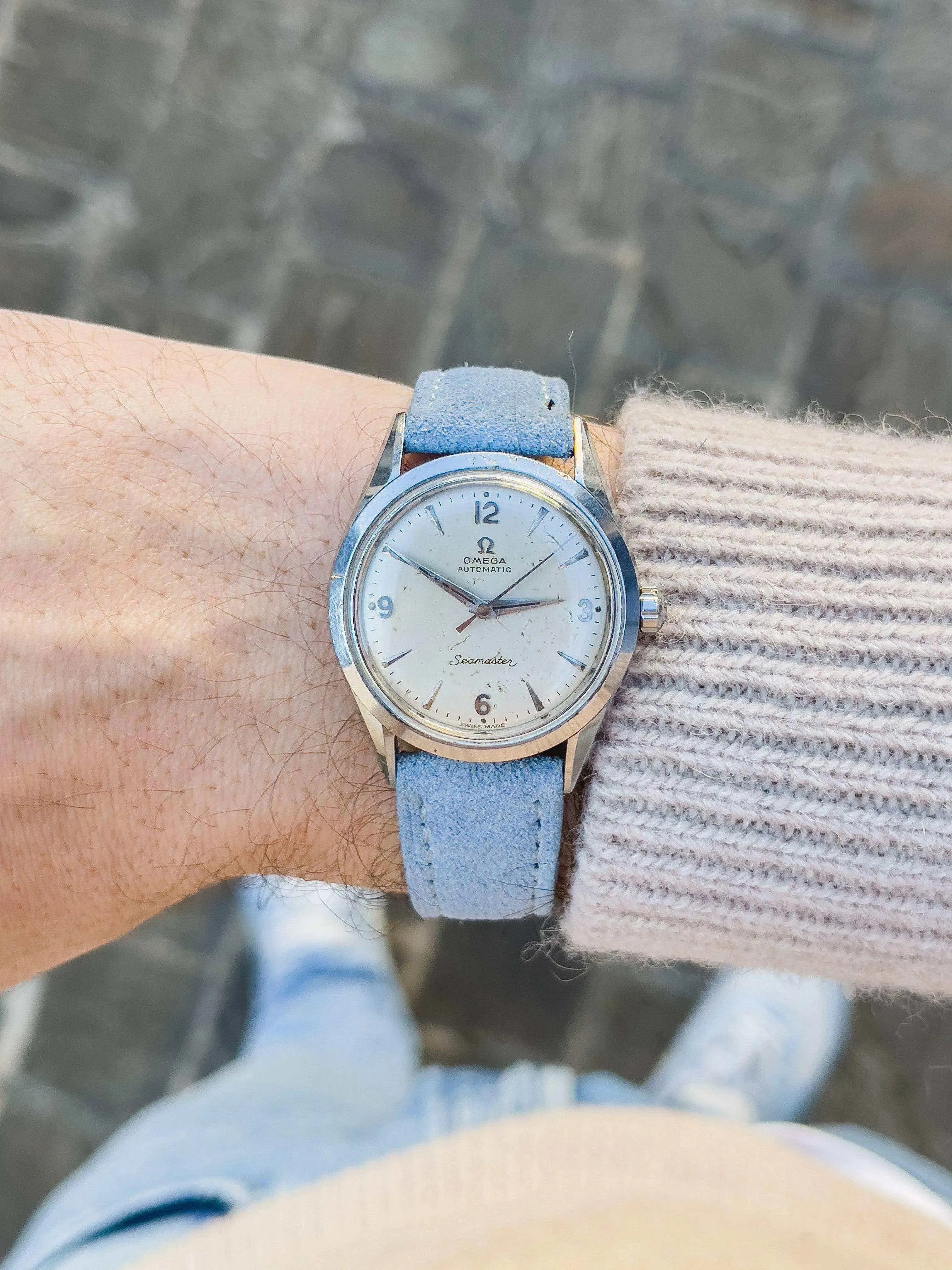 Omega - Seamaster Beige 34mm calibre 471 - 1956 - Atelier Victor