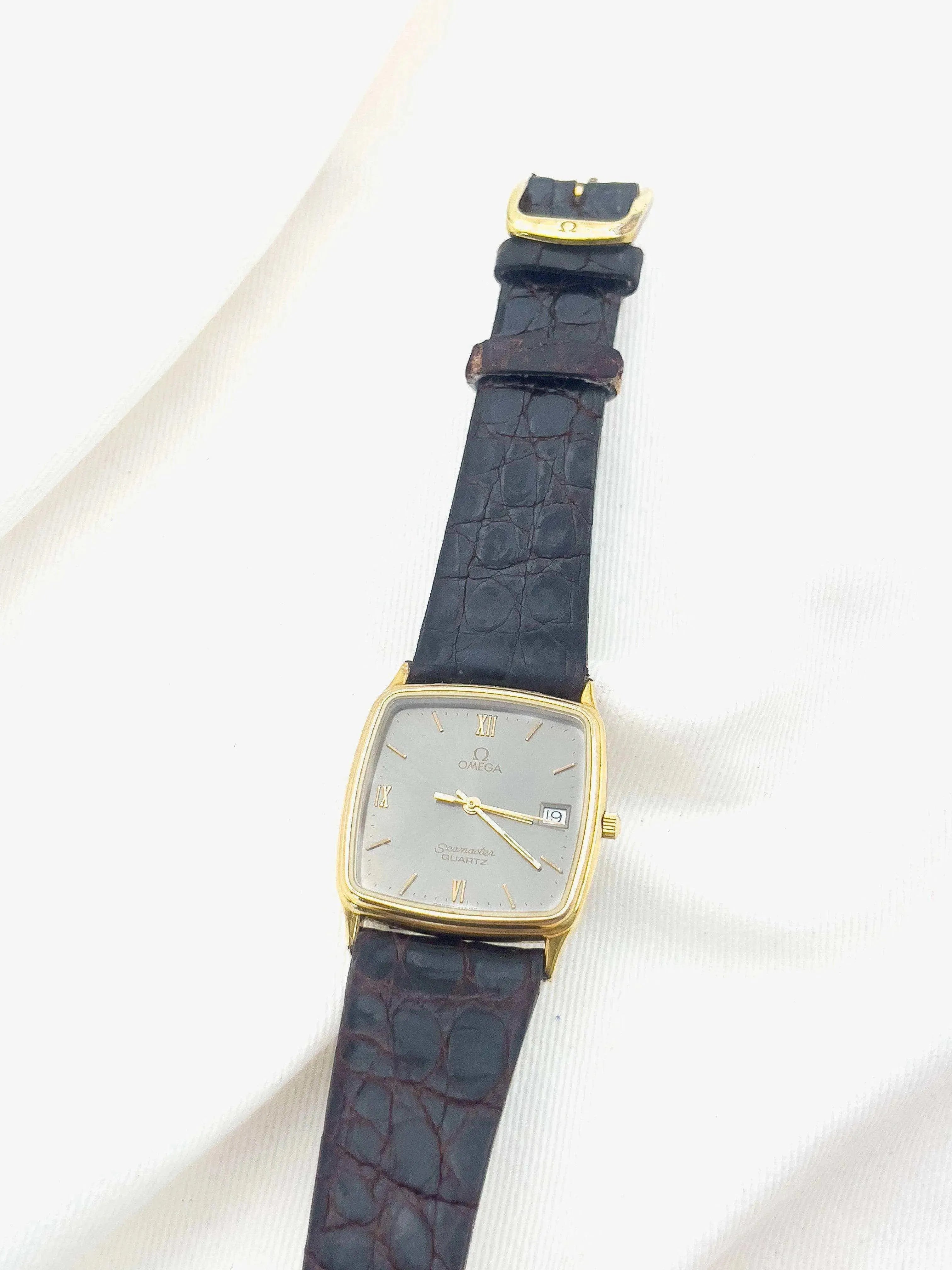Omega - Seamaster Quartz Gris Sidéral - 1983 - Atelier Victor Paris - Vintage Watch Shop Dubai