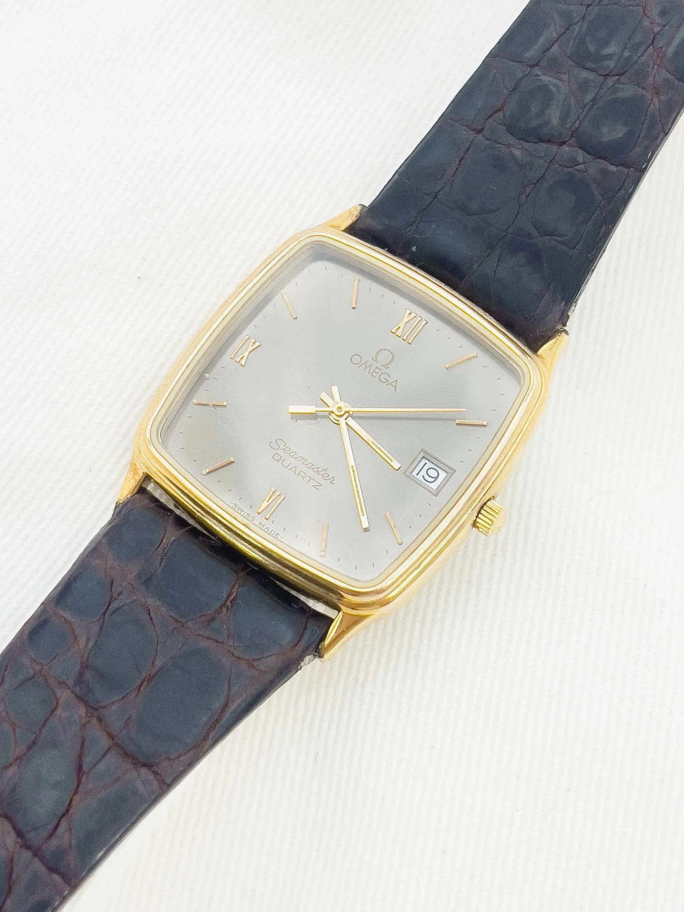 Omega - Seamaster Quartz Gris Sidéral - 1983 - Atelier Victor Paris - Vintage Watch Shop Dubai