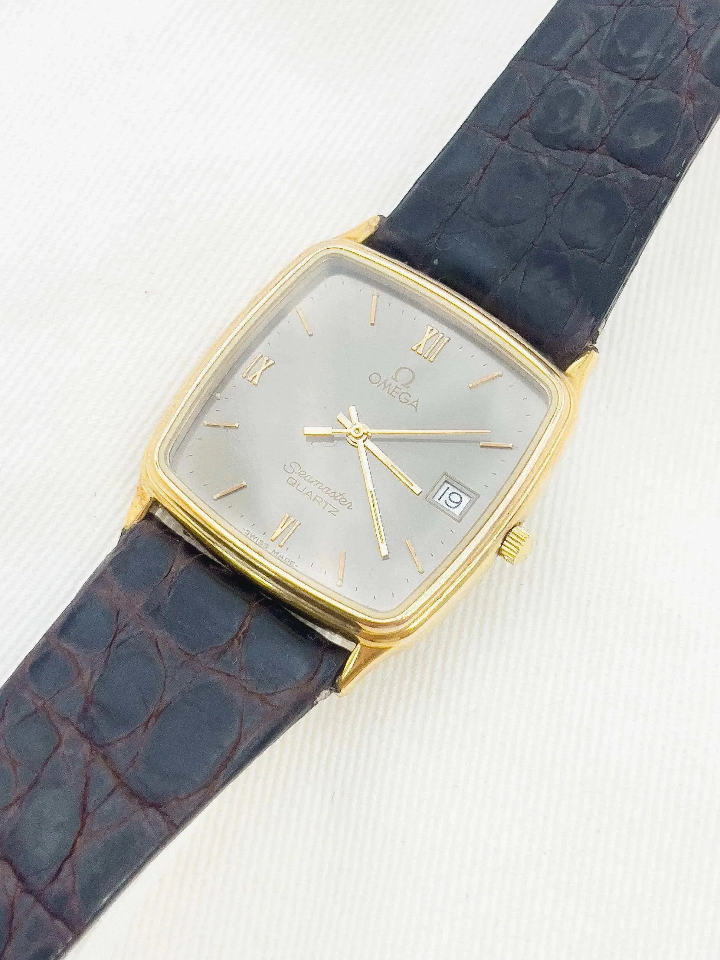 Omega - Seamaster Quartz Gris Sidéral - 1983 - Atelier Victor - Vintage Shop